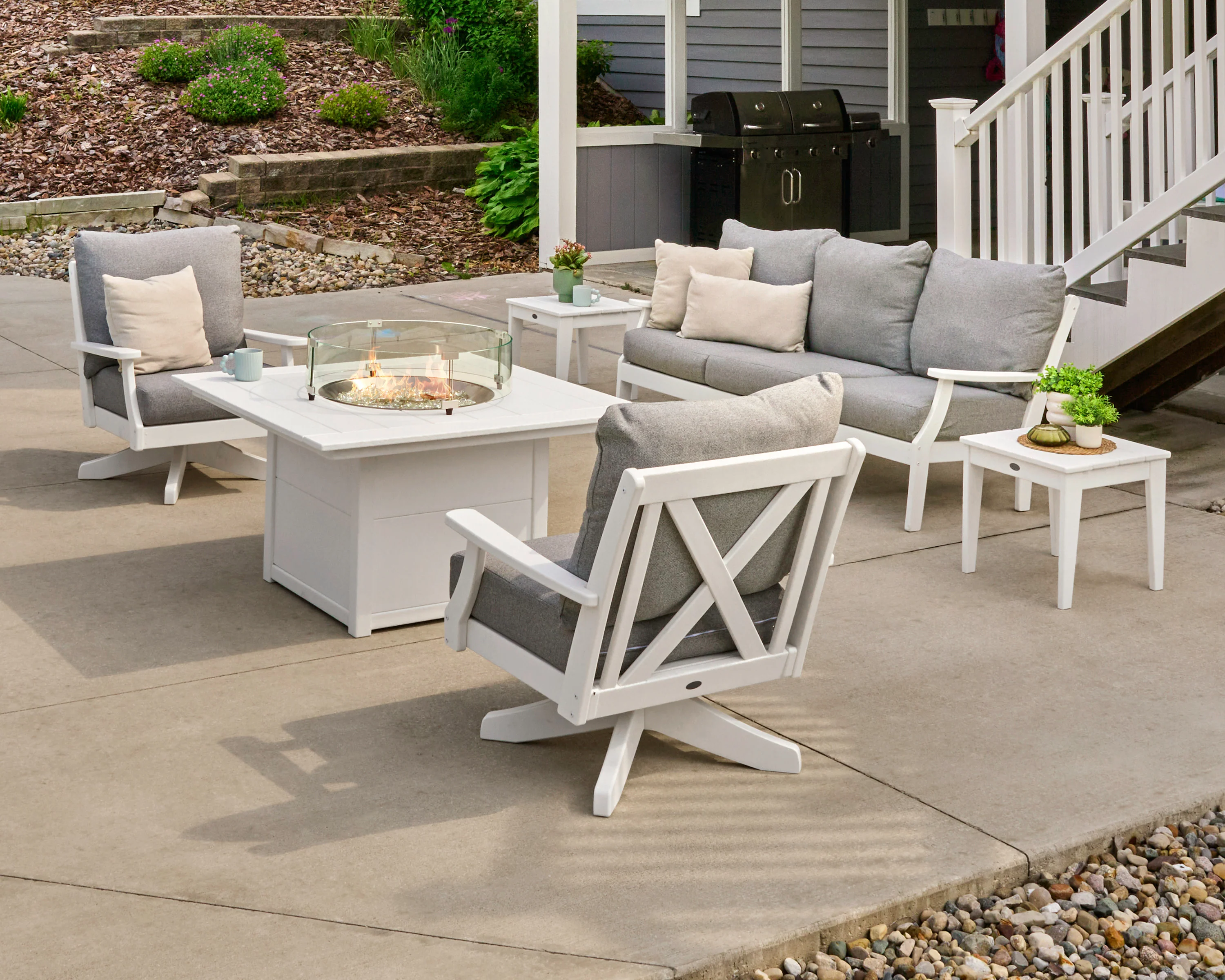 Braxton Deep Seating Swivel Chair - Image 5