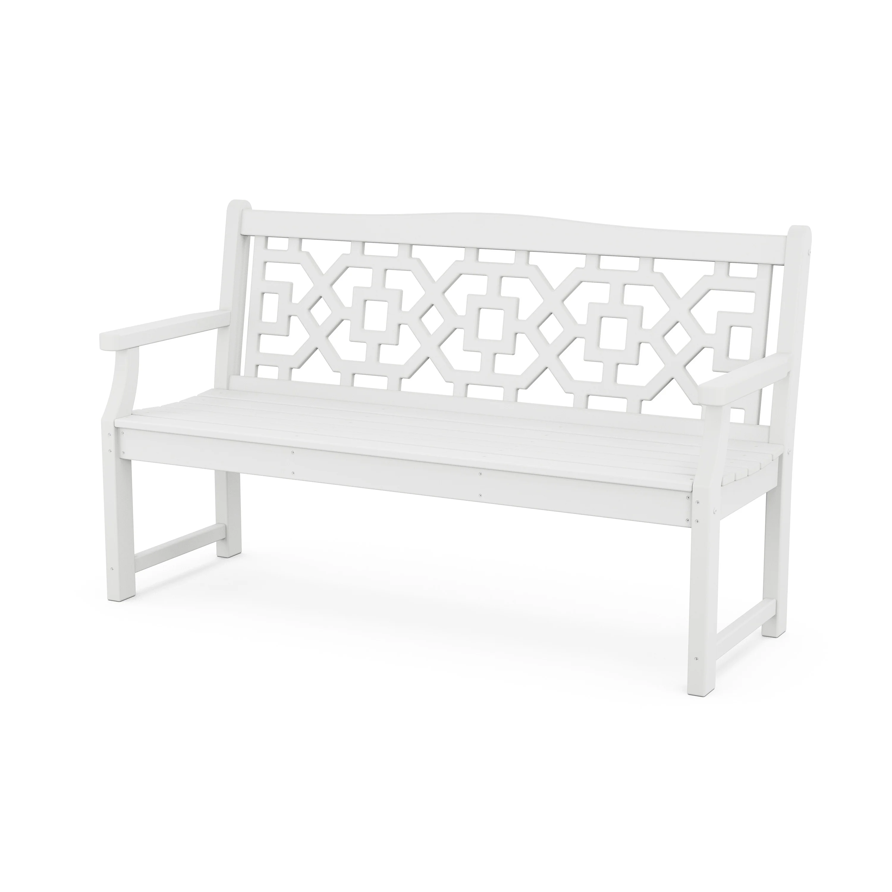 Chinoiserie 60" Garden Bench - Image 9