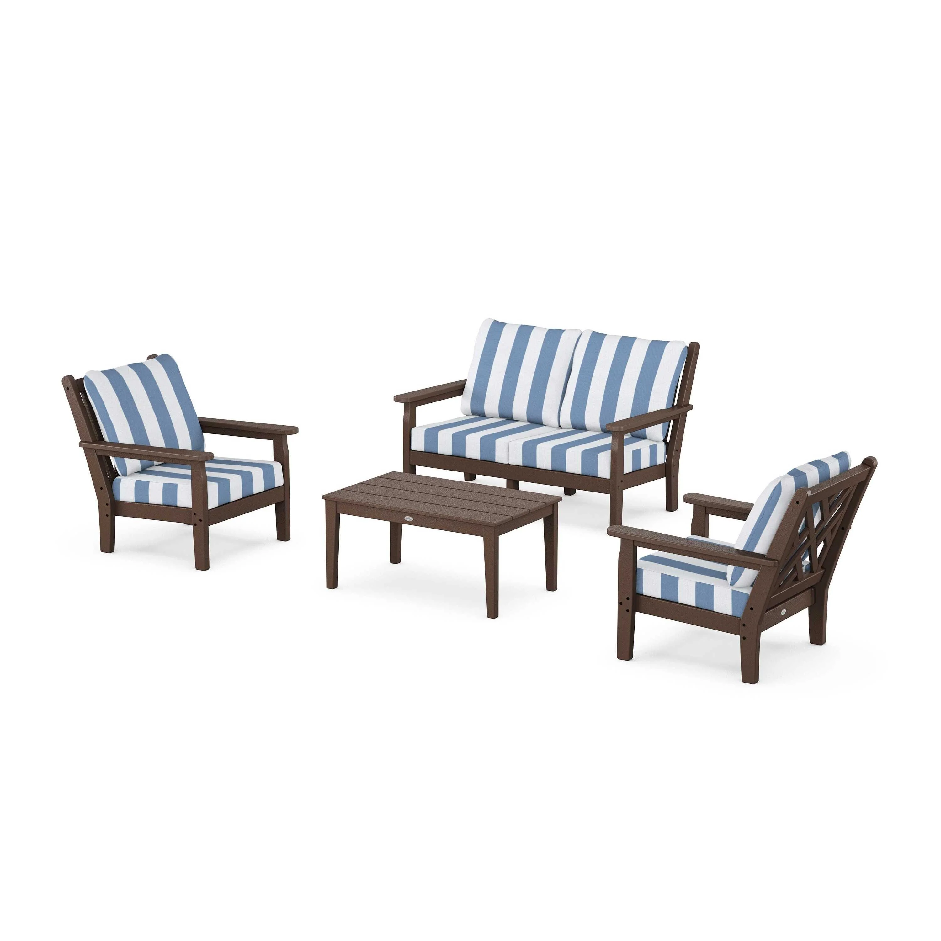 Chippendale 4-Piece Deep Seating Set with Loveseat - Image 104
