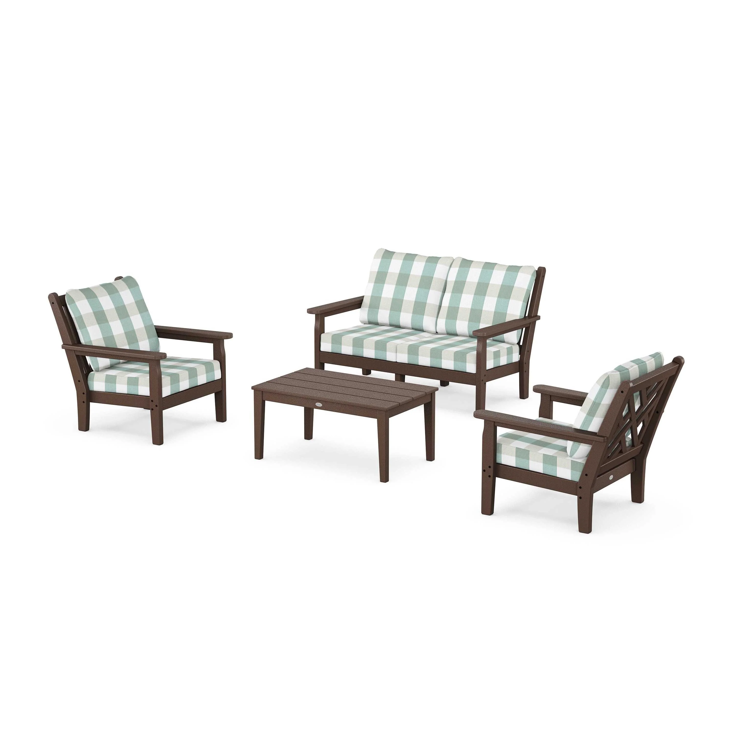 Chippendale 4-Piece Deep Seating Set with Loveseat - Image 158