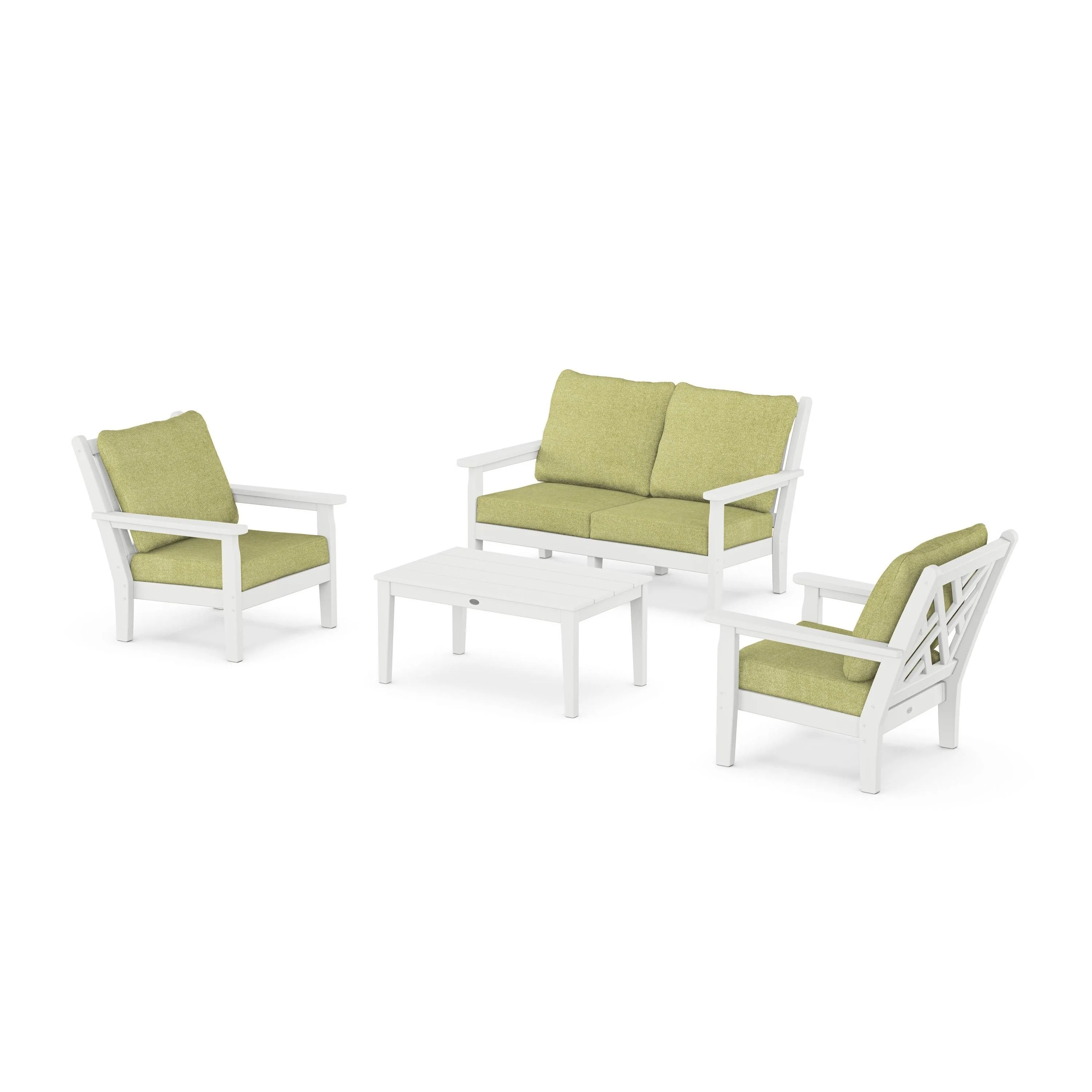 Chippendale 4-Piece Deep Seating Set with Loveseat - Image 196