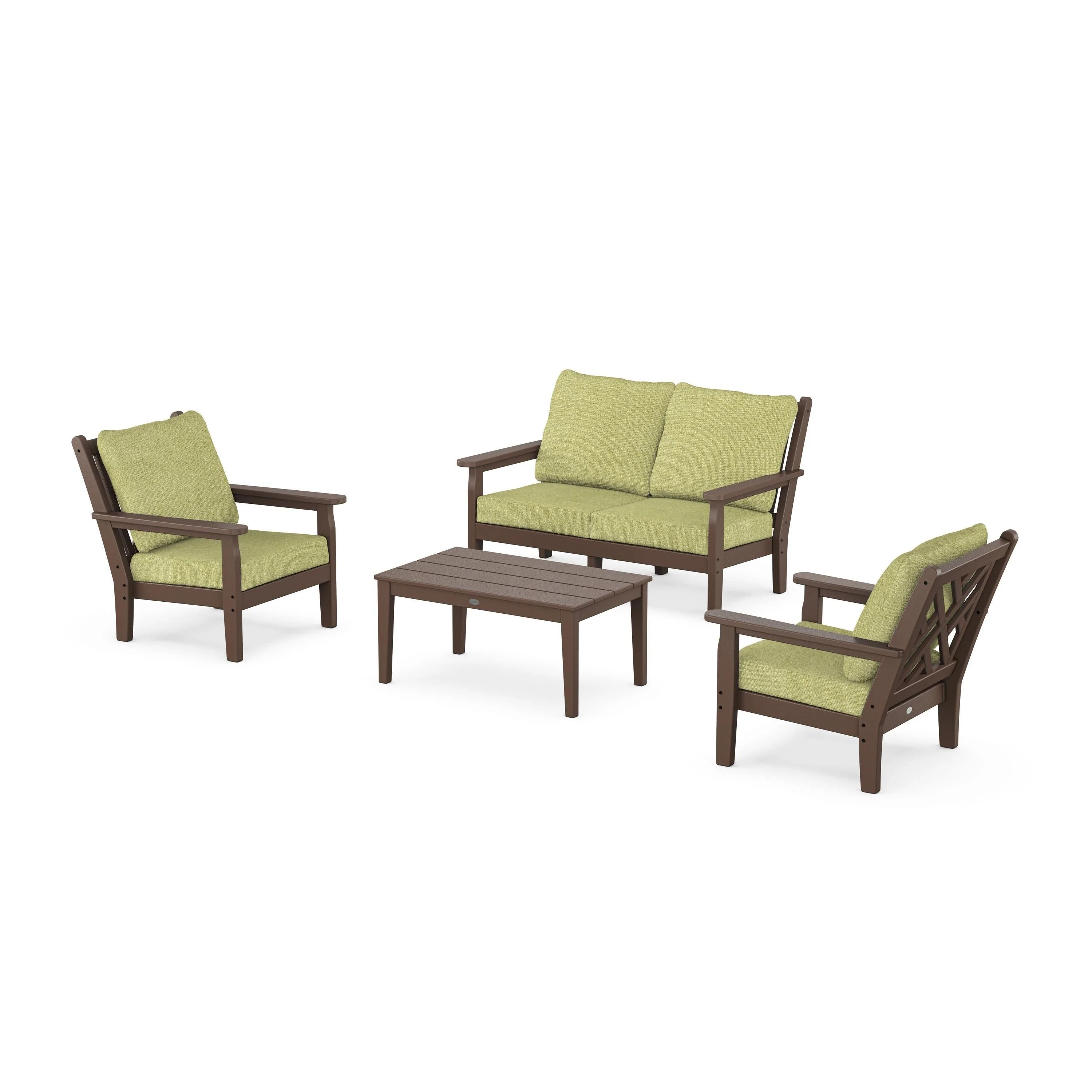 Chippendale 4-Piece Deep Seating Set with Loveseat - Image 73