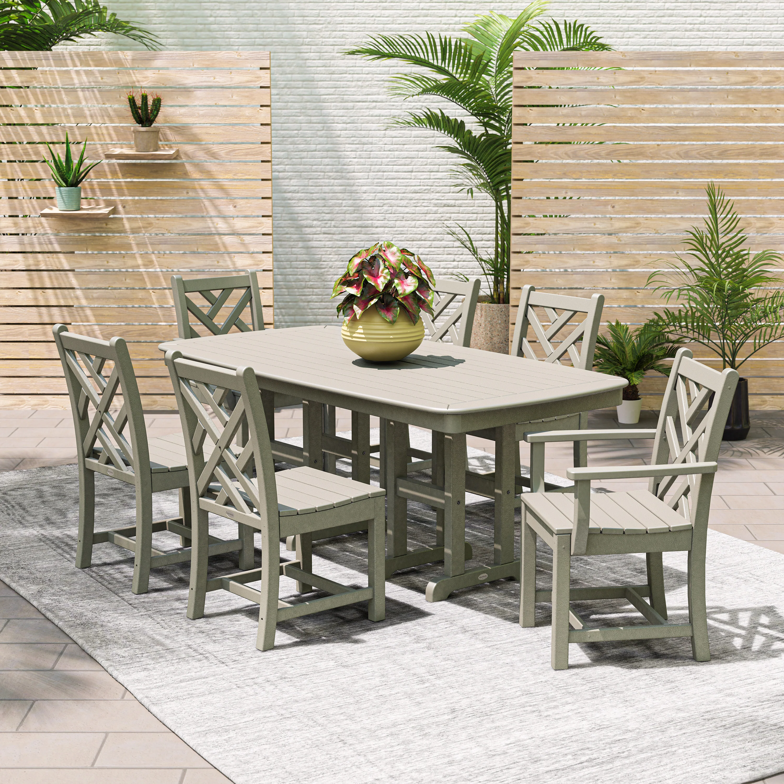 Chippendale 7-Piece Dining Set - Image 6