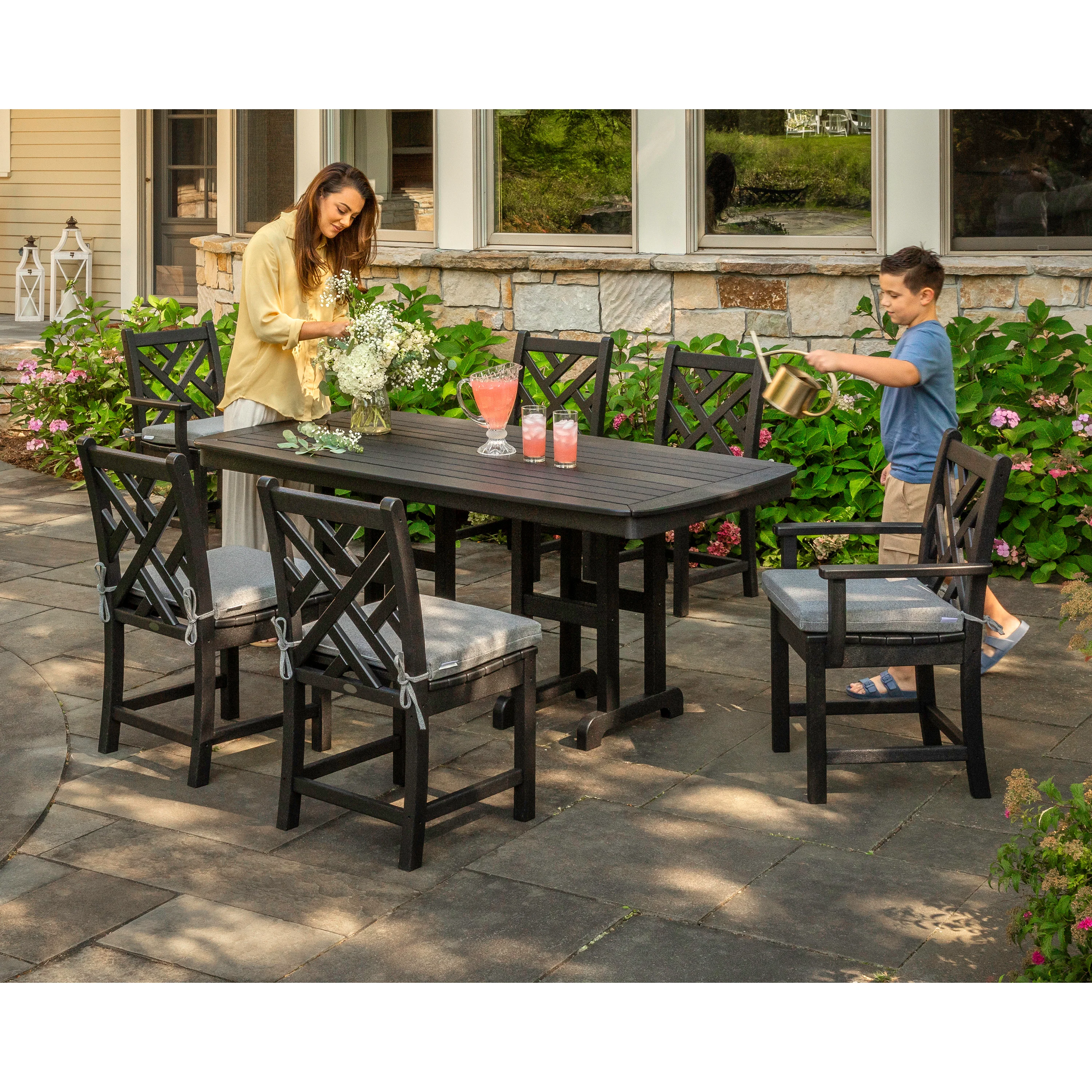 Chippendale 7-Piece Dining Set - Image 8