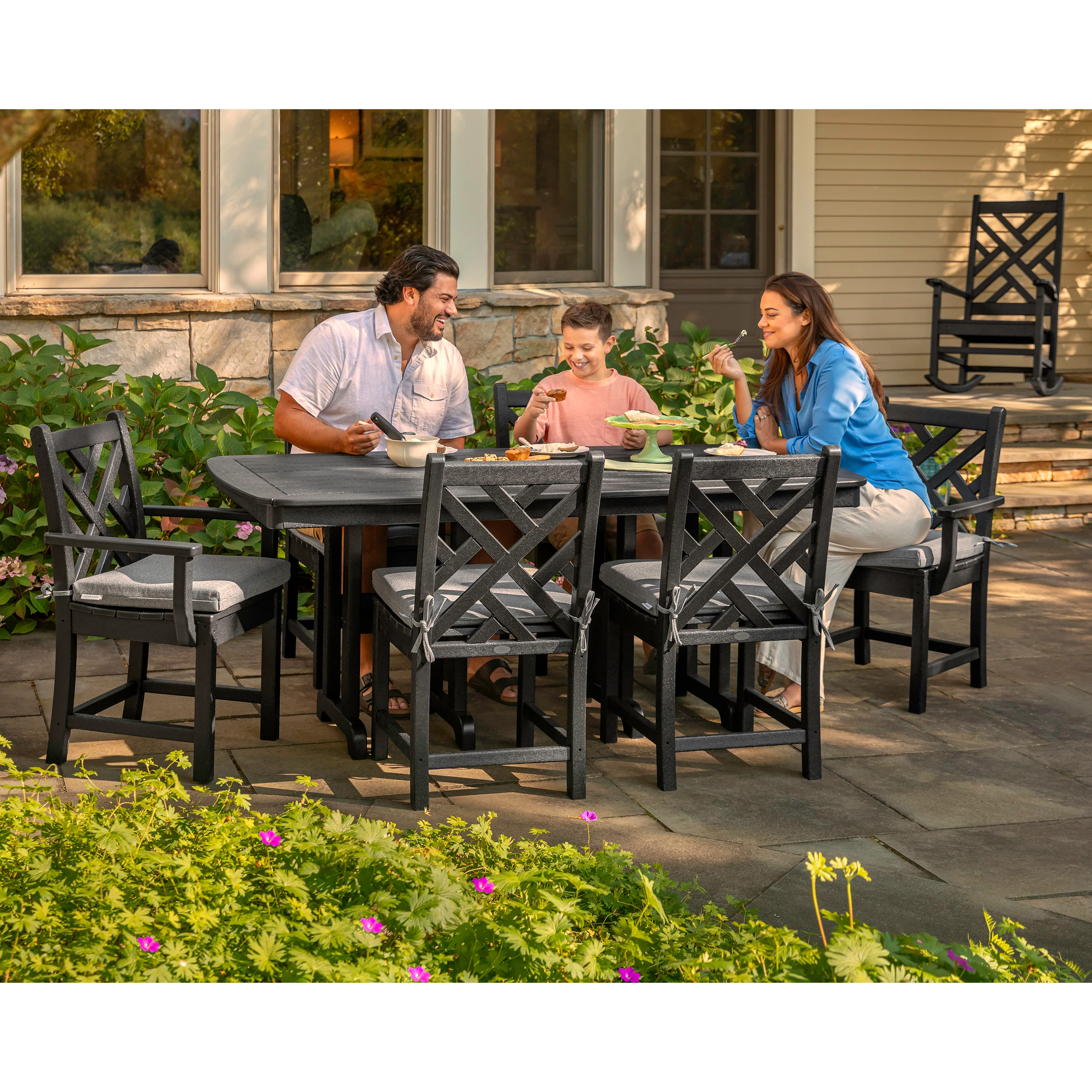 Chippendale 7-Piece Dining Set - Image 9