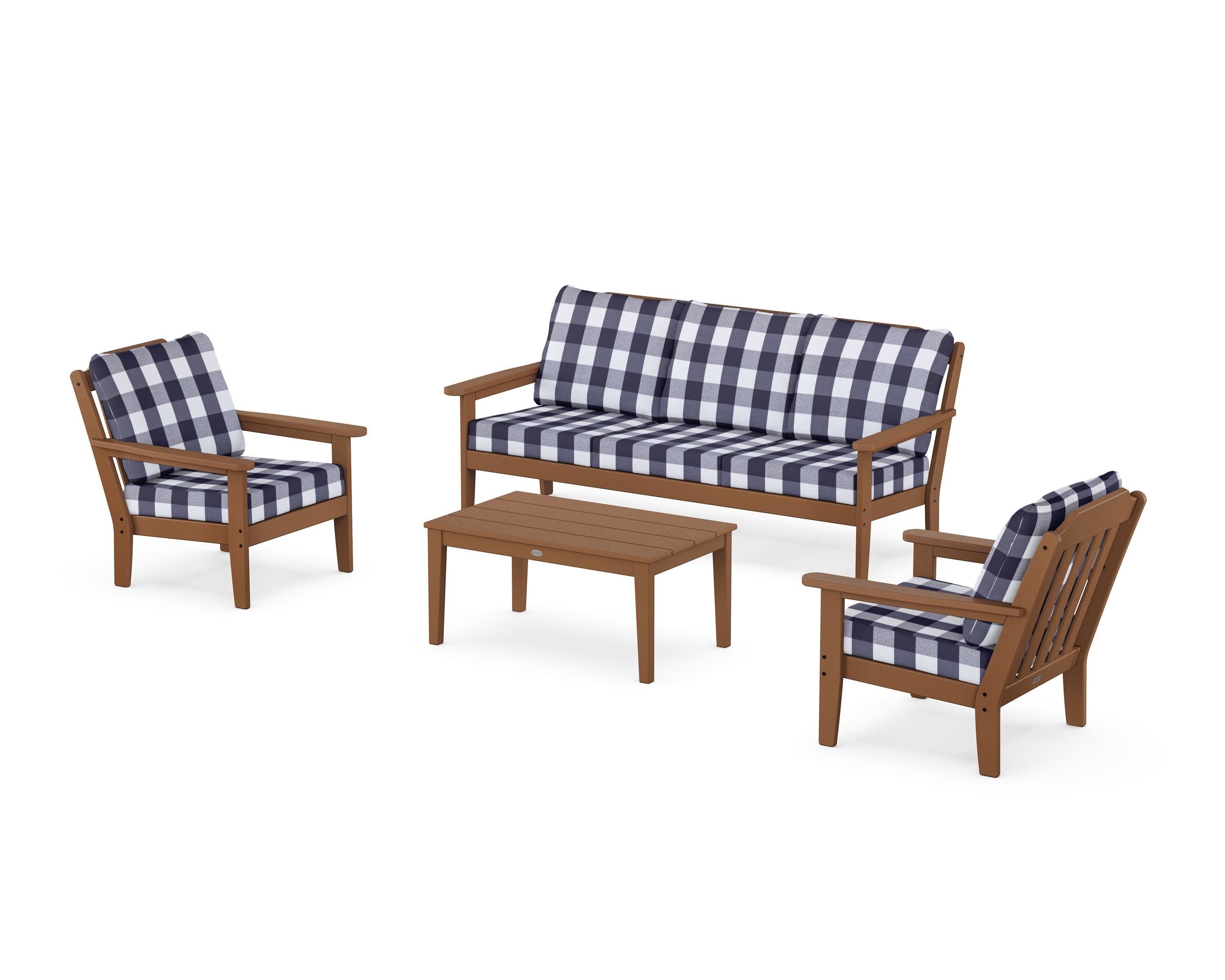 Cottage 4-Piece Deep Seating Set with Sofa - Image 156