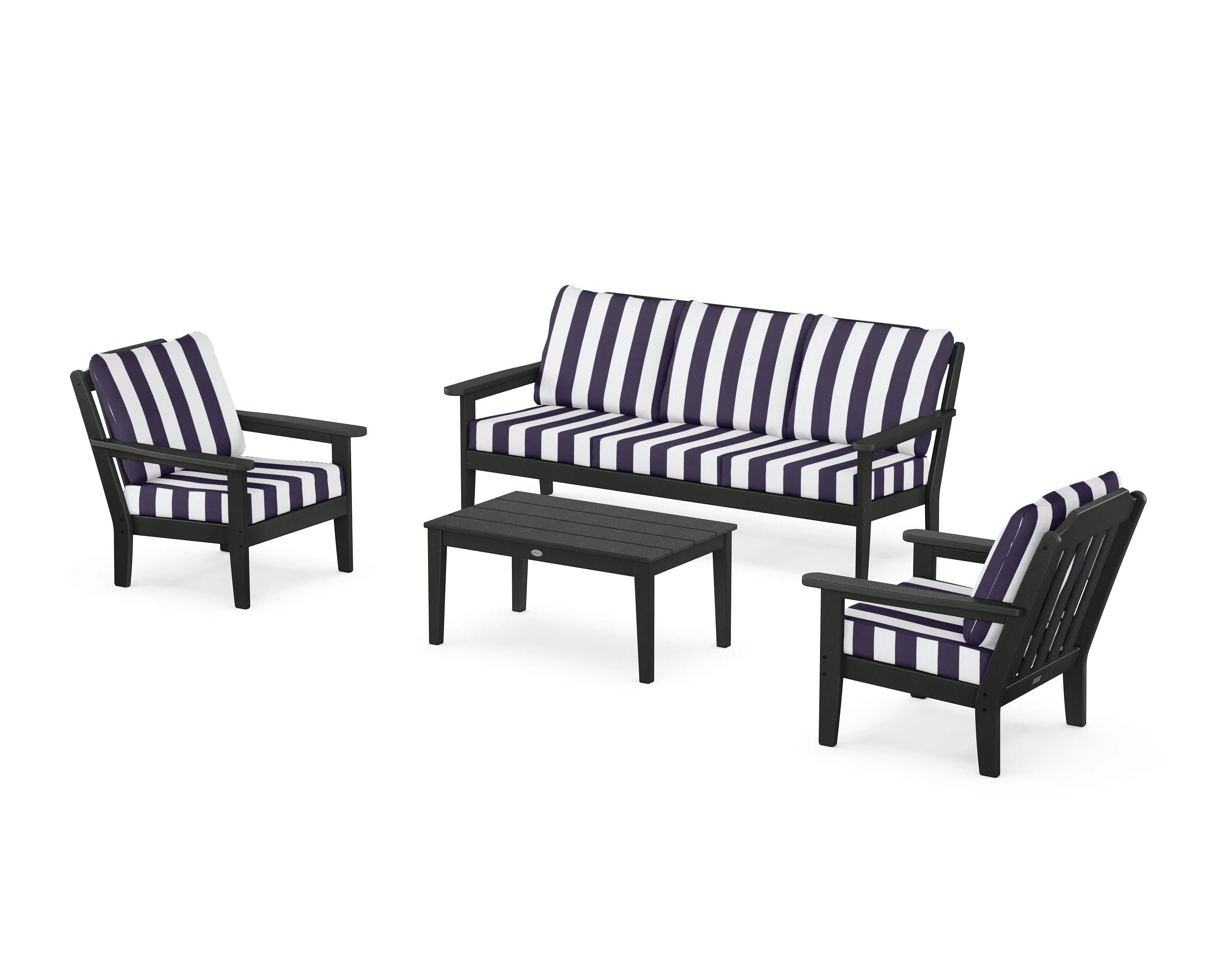 Cottage 4-Piece Deep Seating Set with Sofa - Image 18