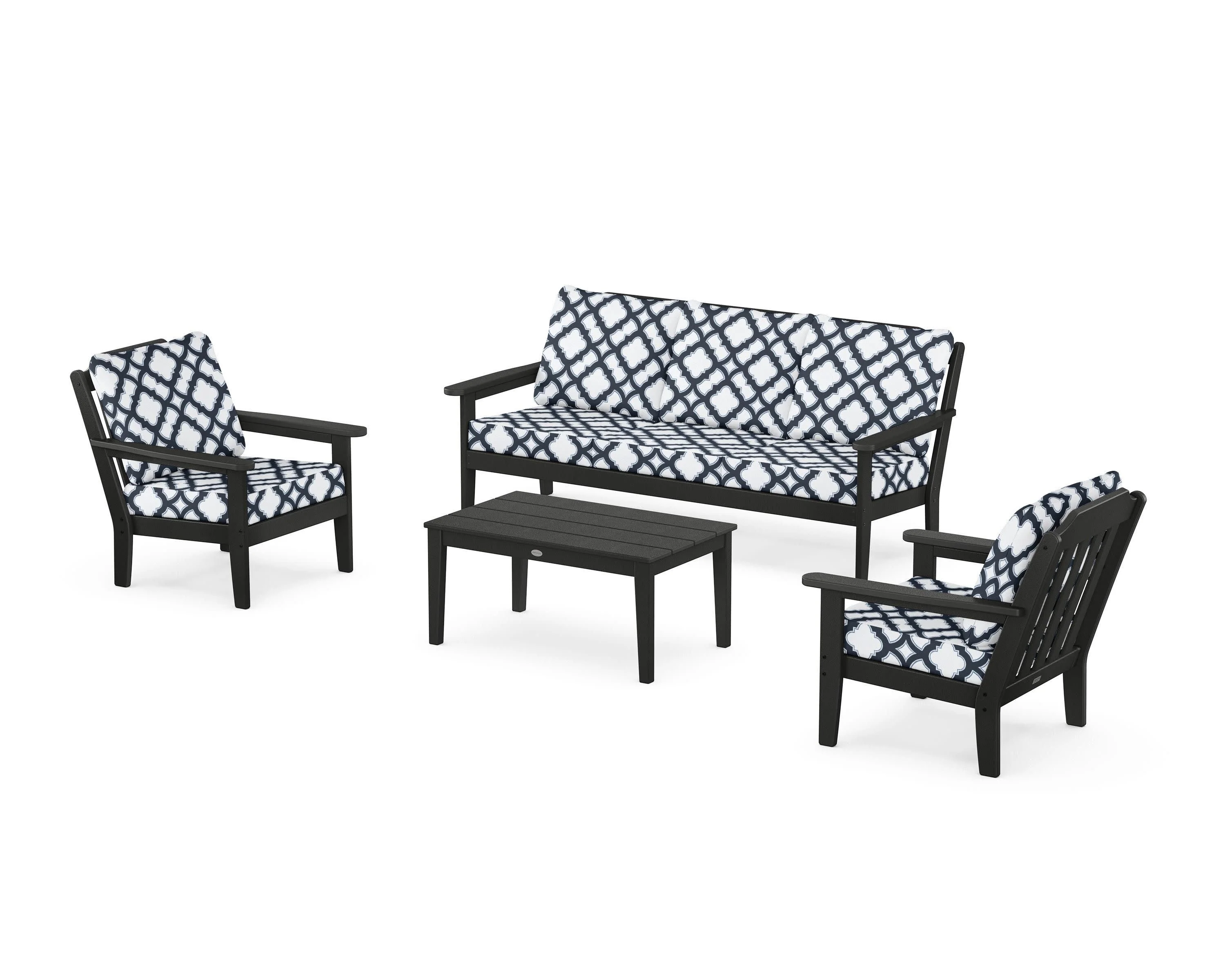 Cottage 4-Piece Deep Seating Set with Sofa - Image 182