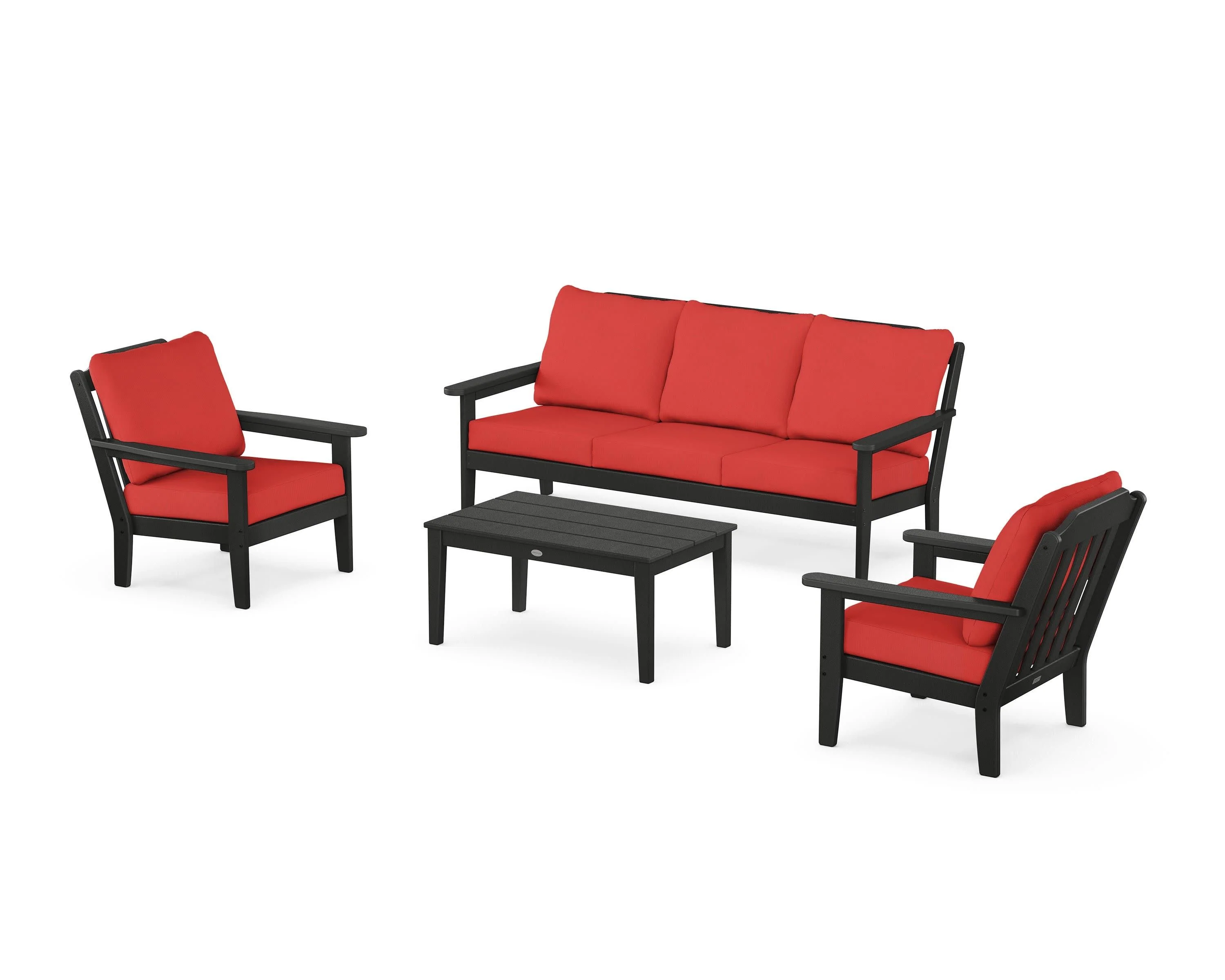 Cottage 4-Piece Deep Seating Set with Sofa - Image 187