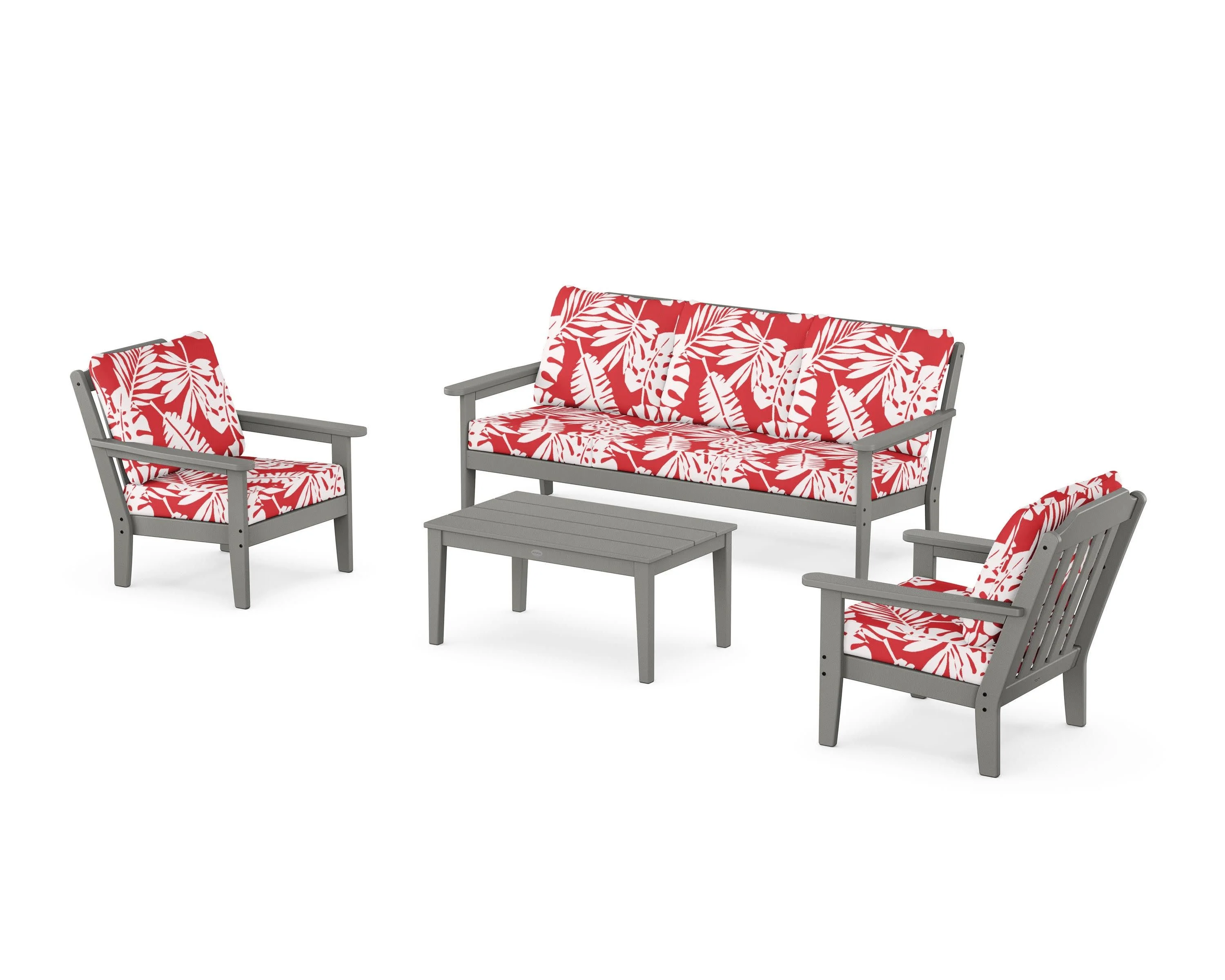 Cottage 4-Piece Deep Seating Set with Sofa - Image 19