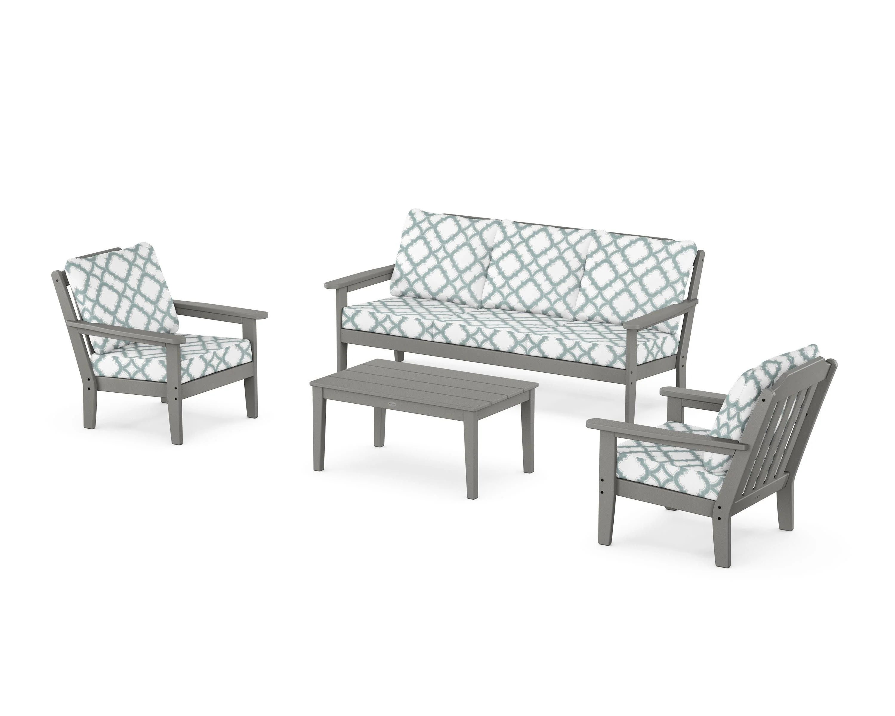 Cottage 4-Piece Deep Seating Set with Sofa - Image 23