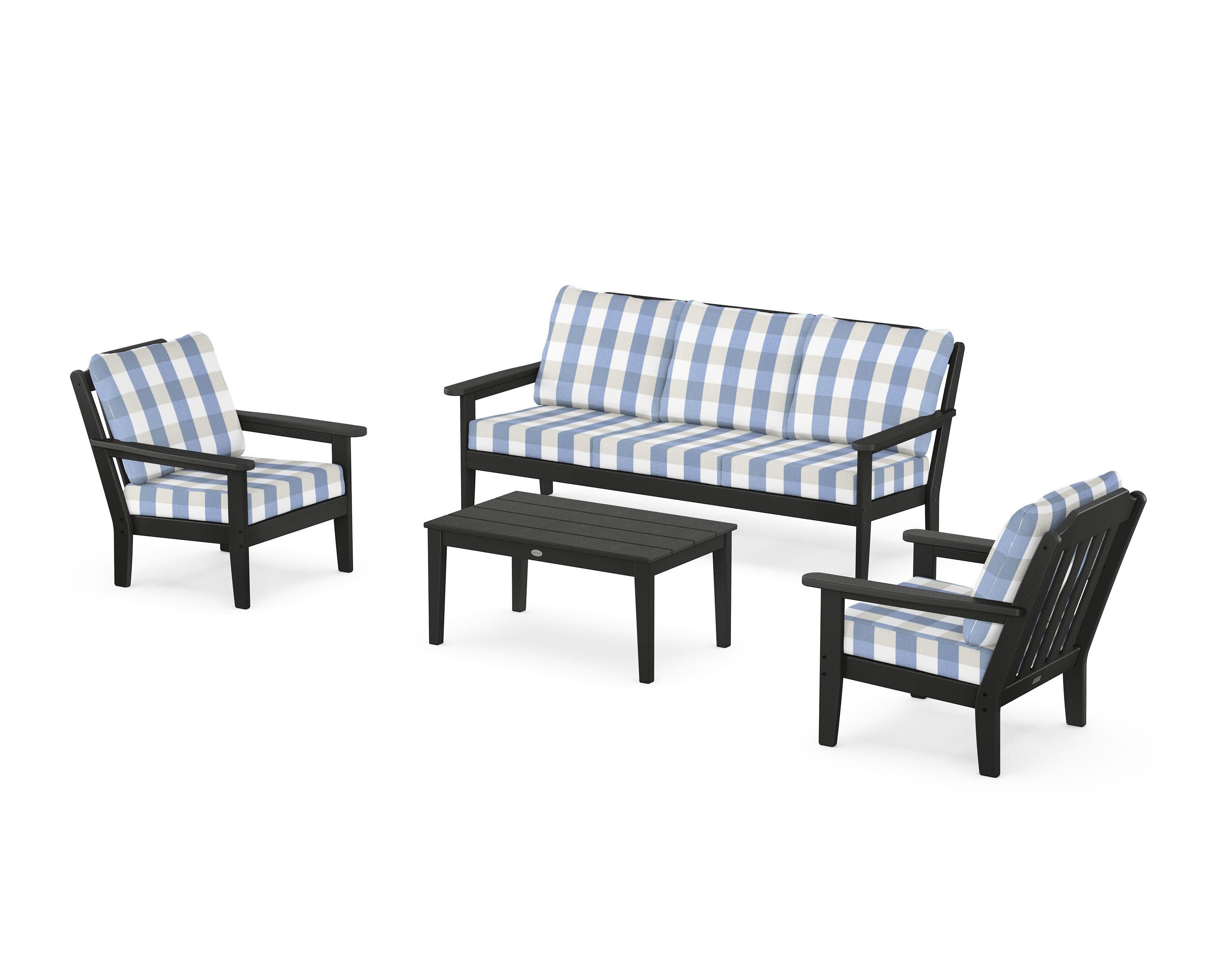 Cottage 4-Piece Deep Seating Set with Sofa - Image 26