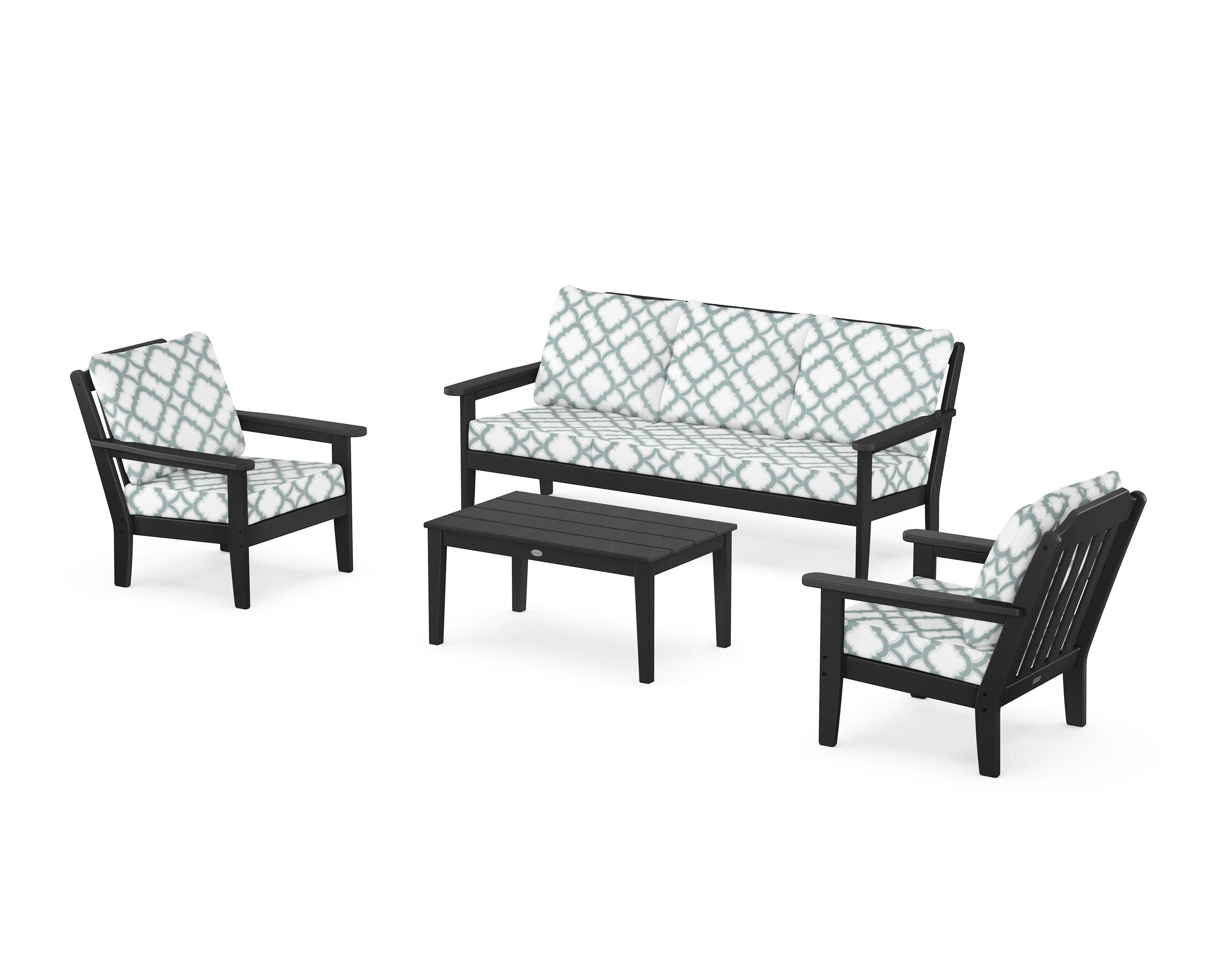 Cottage 4-Piece Deep Seating Set with Sofa - Image 3