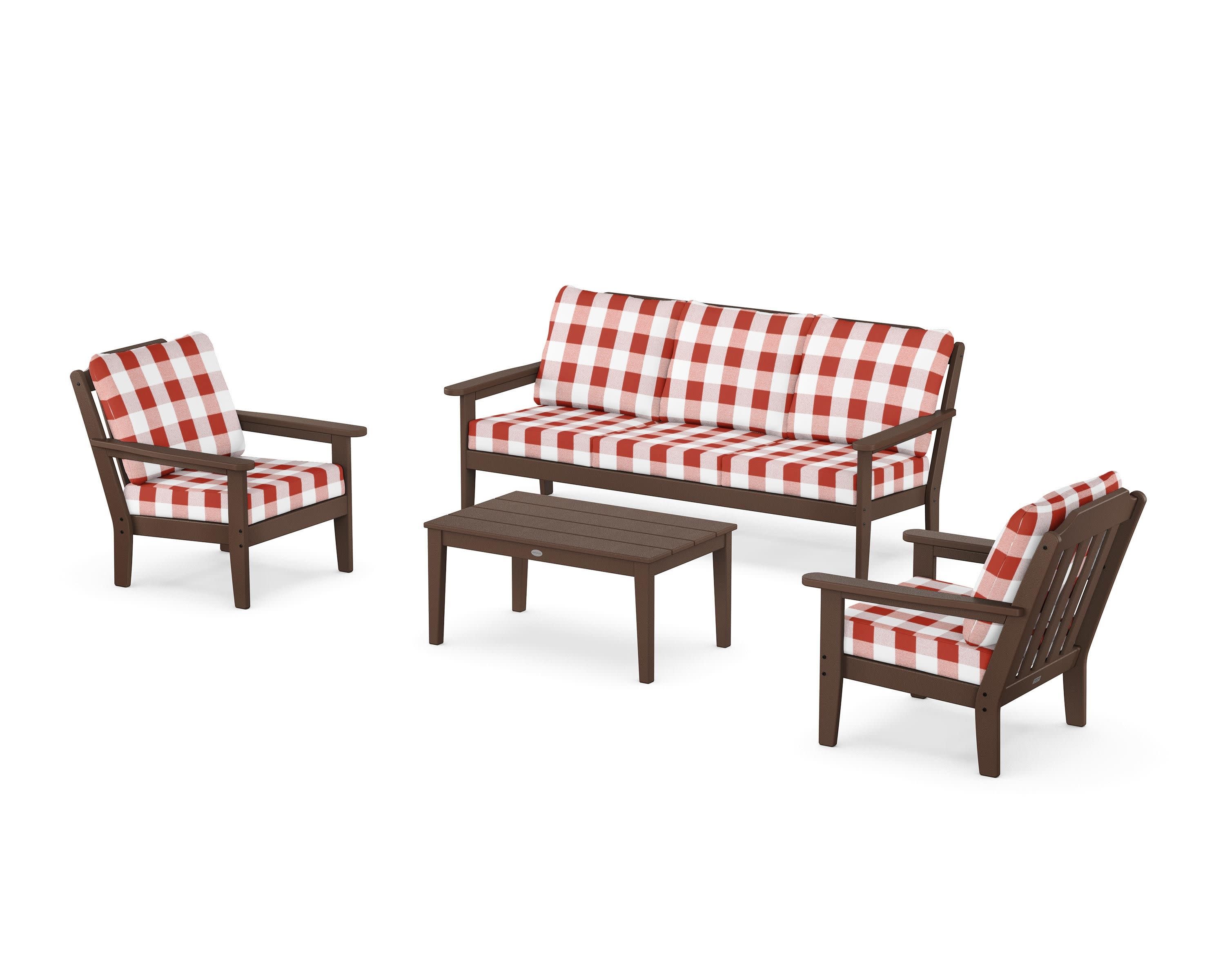 Cottage 4-Piece Deep Seating Set with Sofa - Image 30