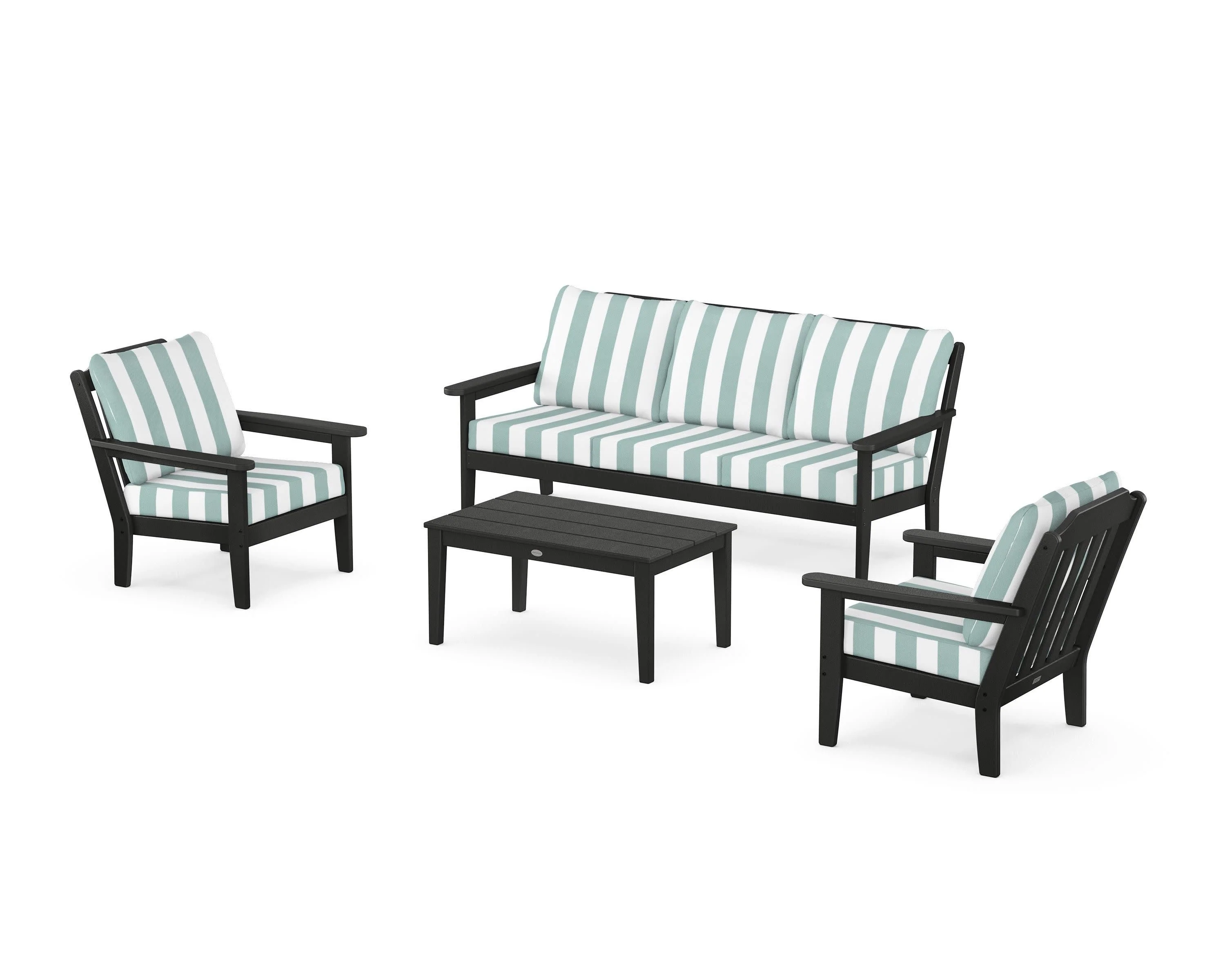 Cottage 4-Piece Deep Seating Set with Sofa - Image 4