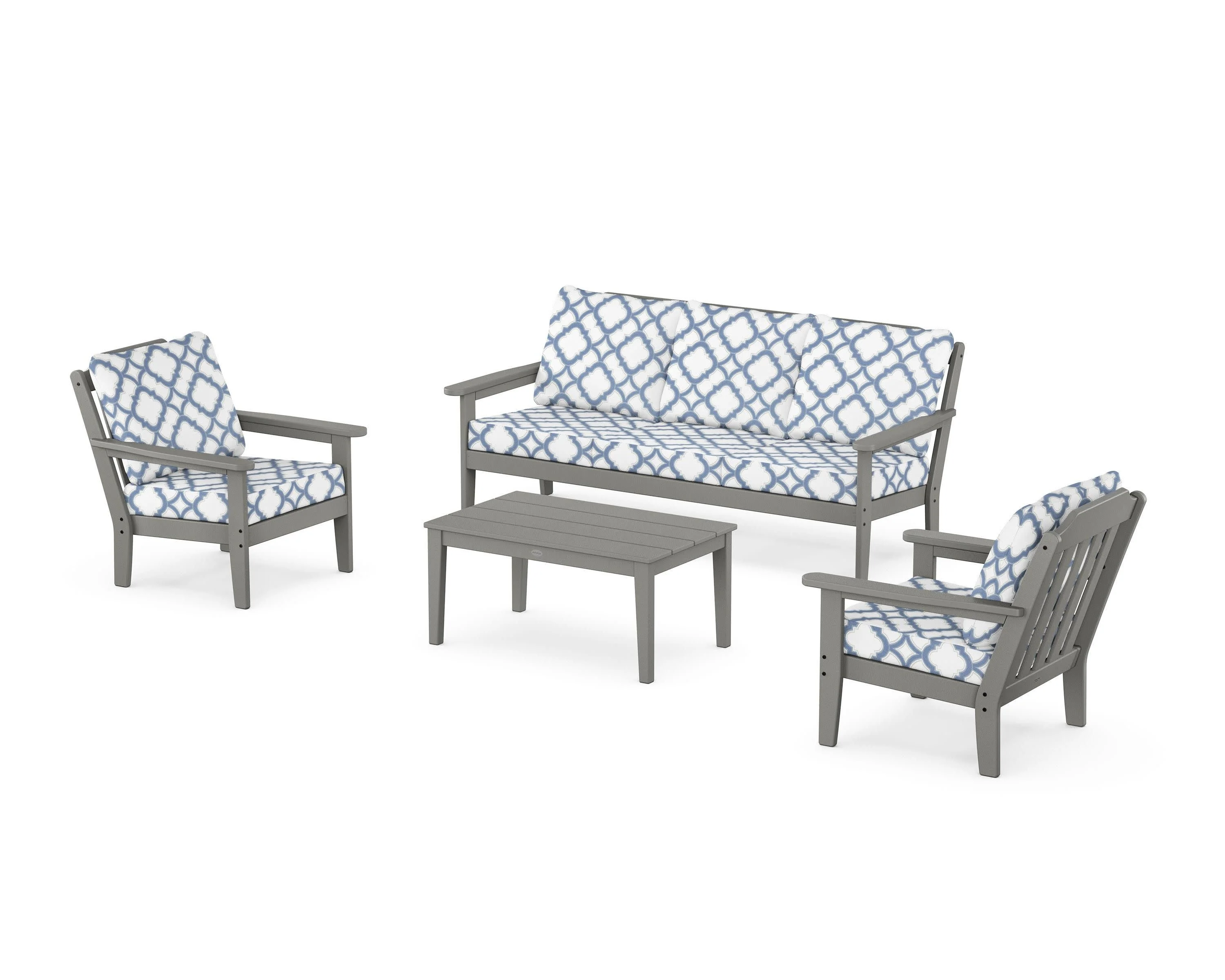 Cottage 4-Piece Deep Seating Set with Sofa - Image 45