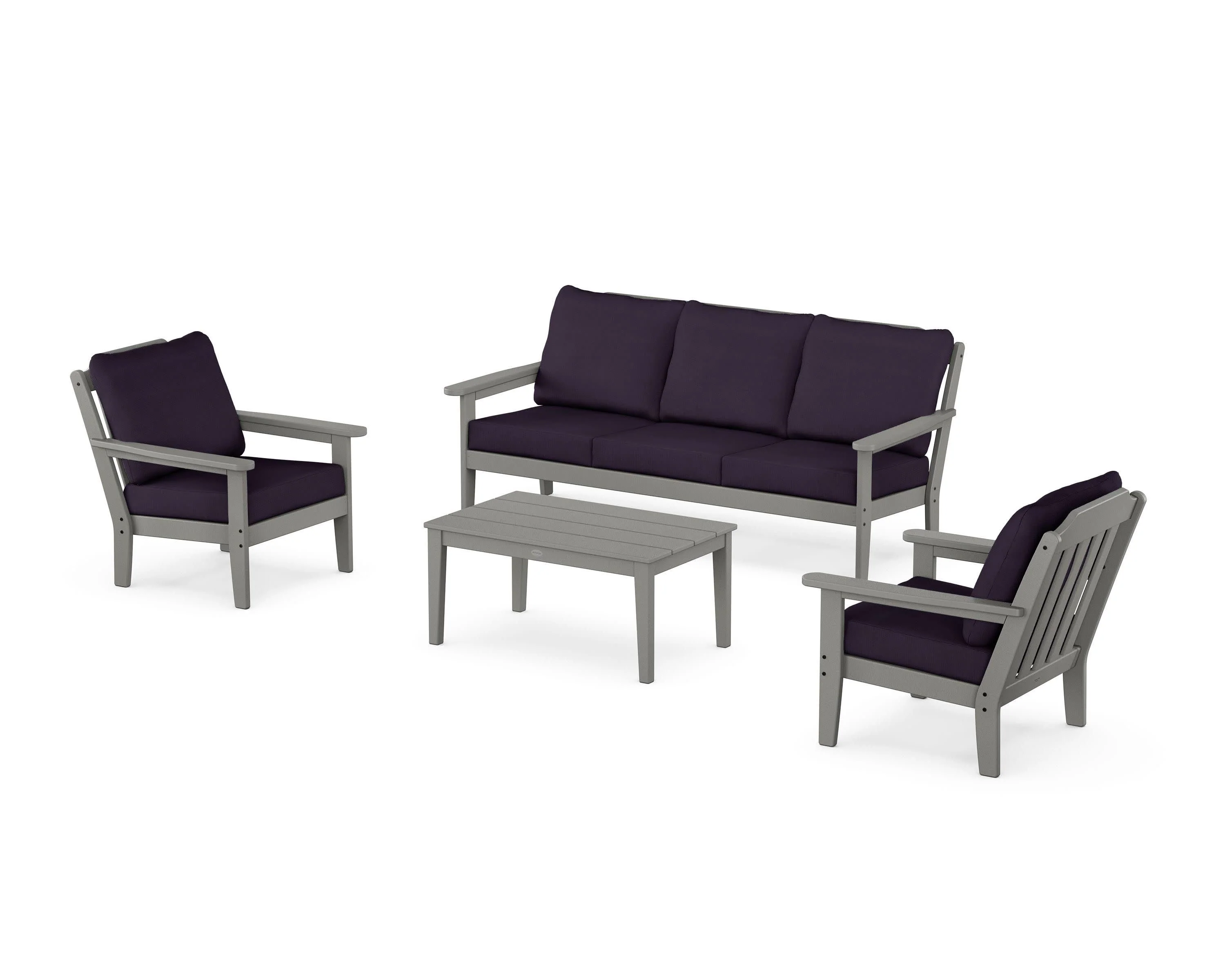 Cottage 4-Piece Deep Seating Set with Sofa - Image 5
