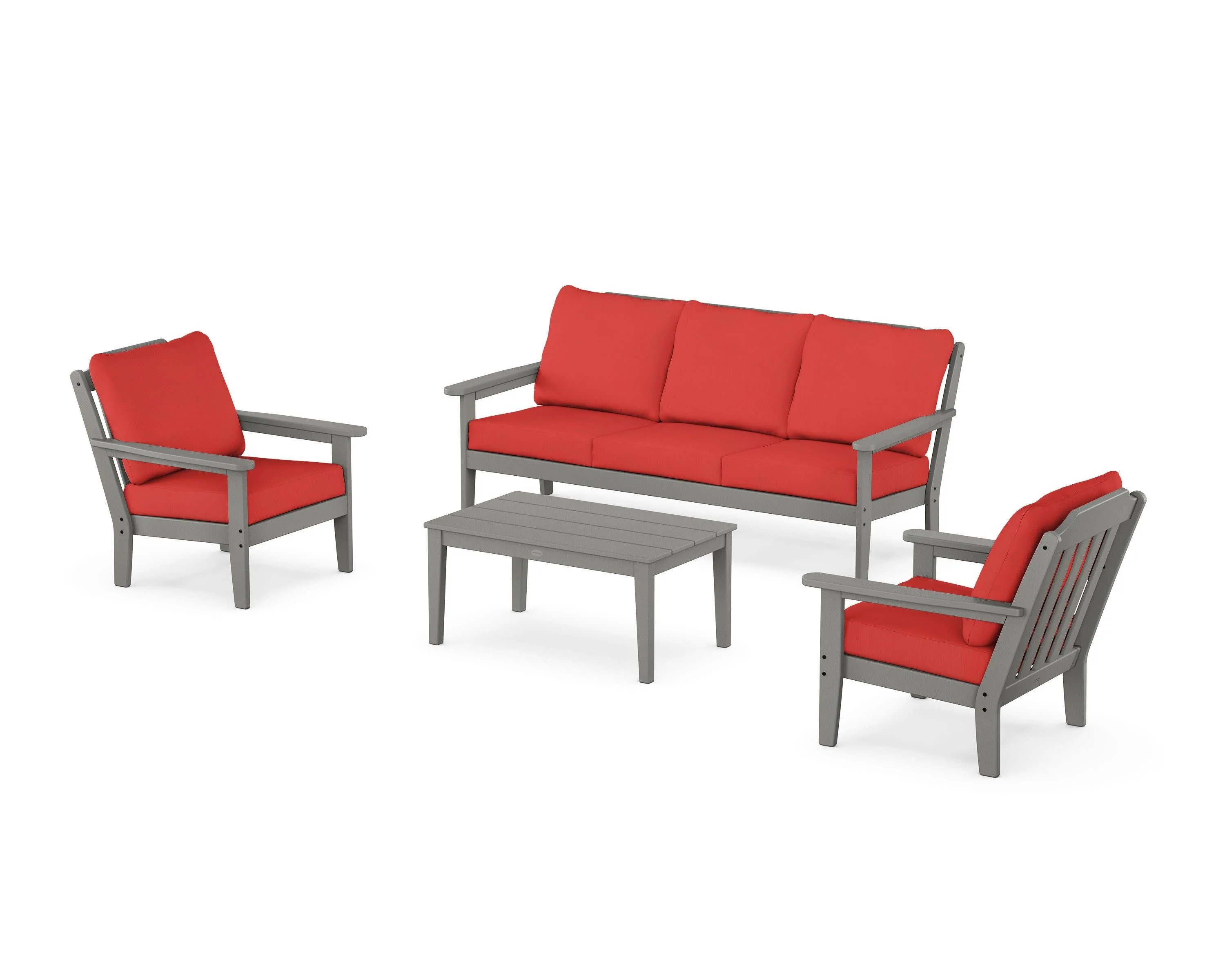 Cottage 4-Piece Deep Seating Set with Sofa - Image 6