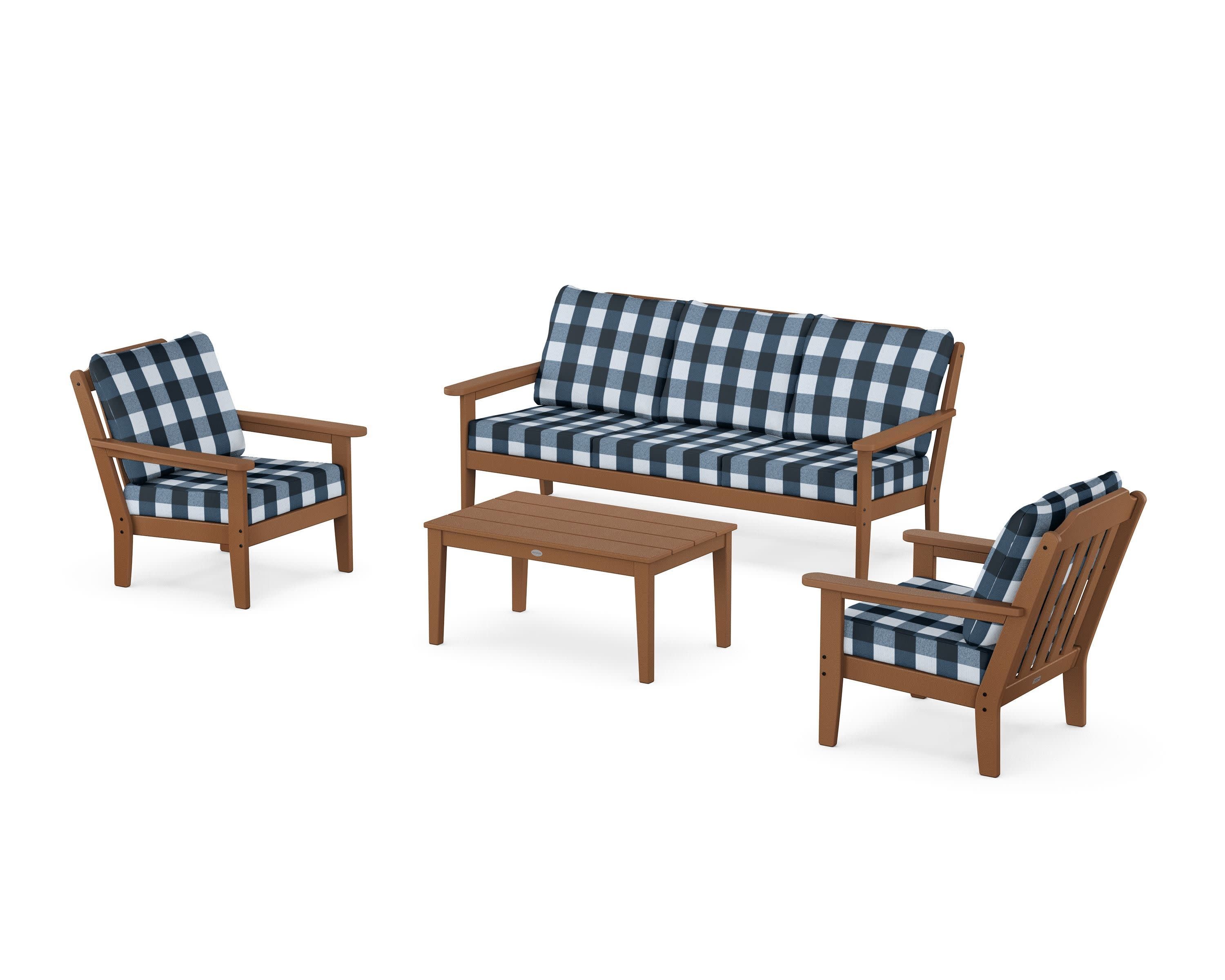 Cottage 4-Piece Deep Seating Set with Sofa - Image 99