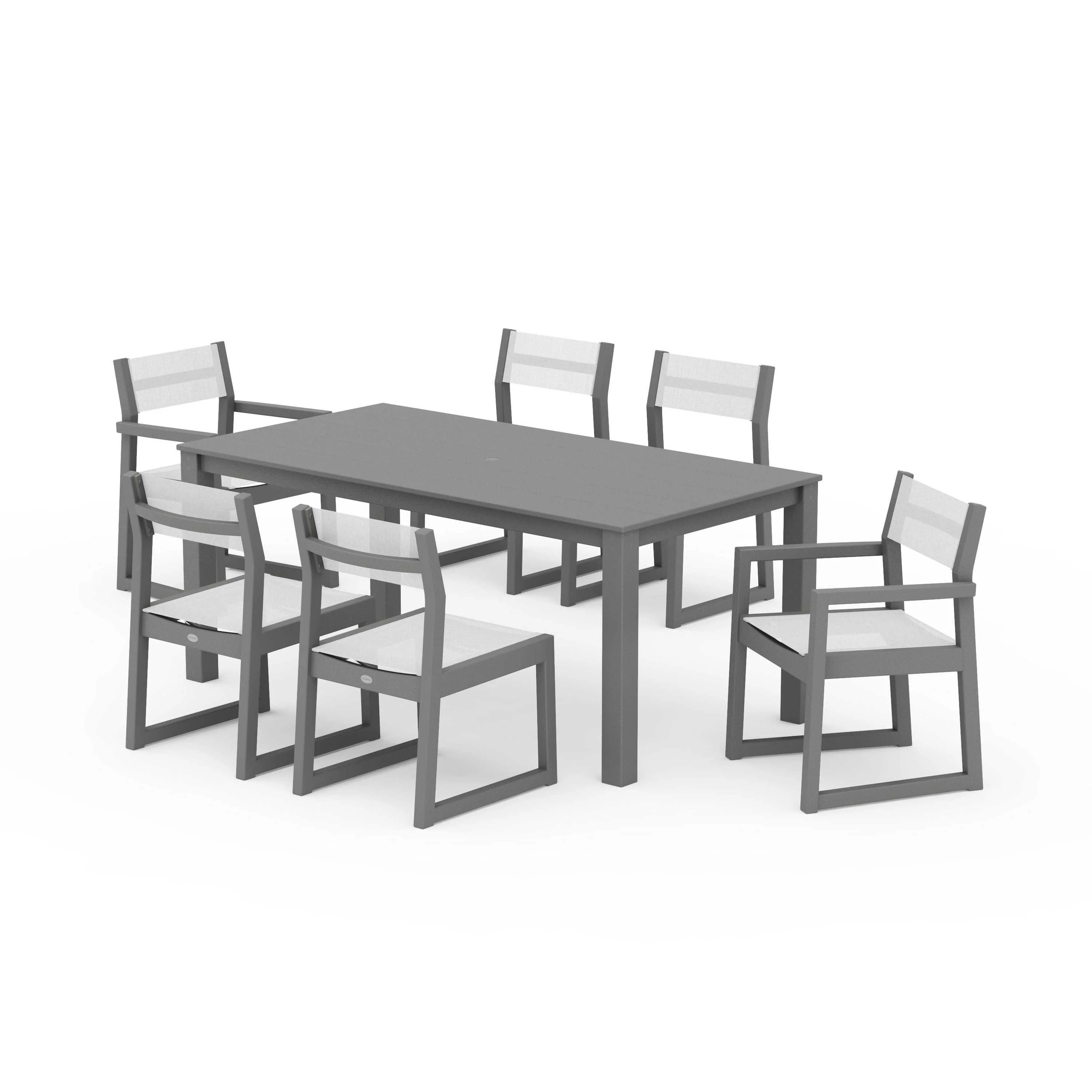 EDGE Sling 7-Piece Parsons Dining Set - Image 104