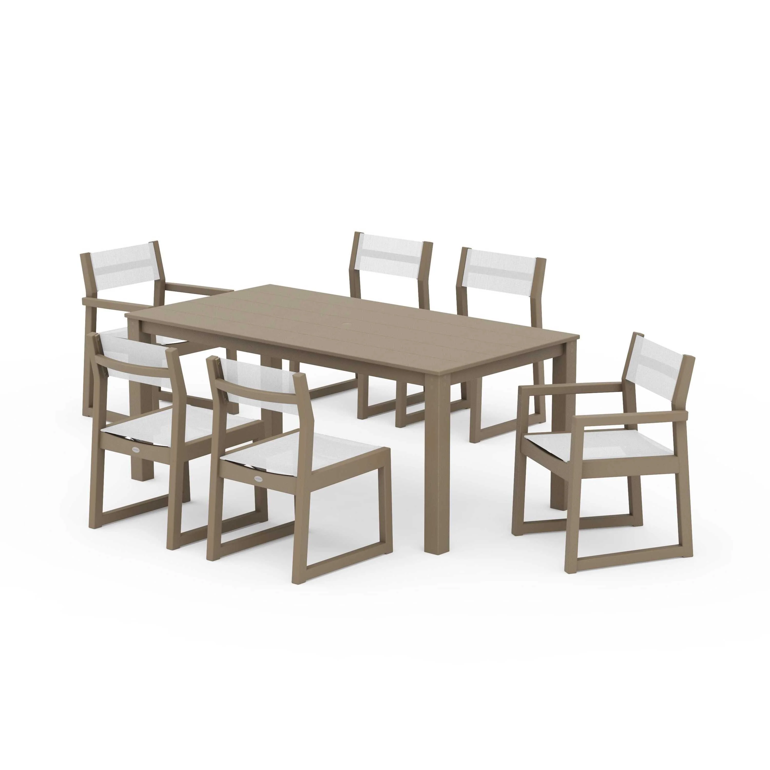 EDGE Sling 7-Piece Parsons Dining Set - Image 116