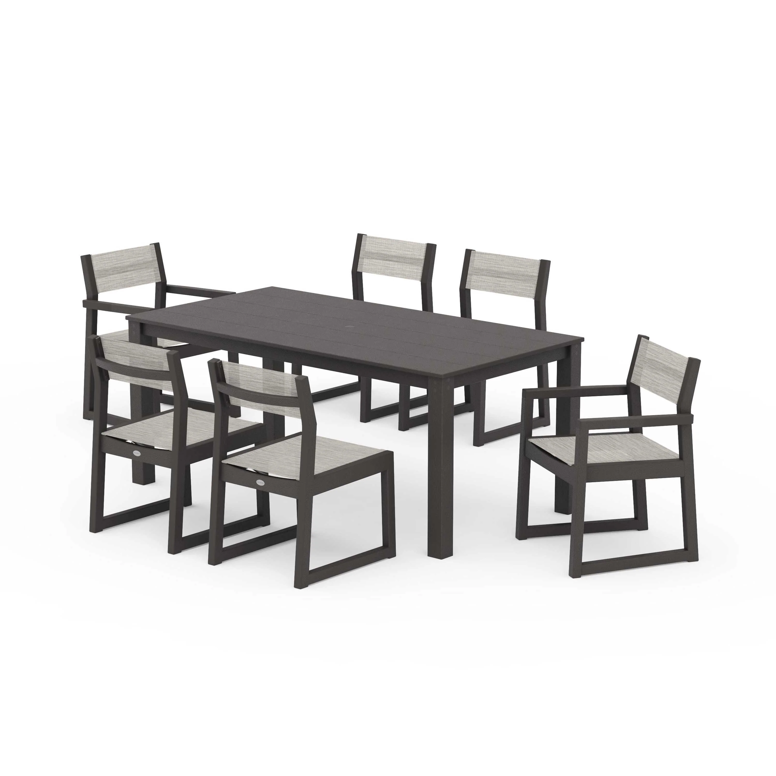 EDGE Sling 7-Piece Parsons Dining Set - Image 117