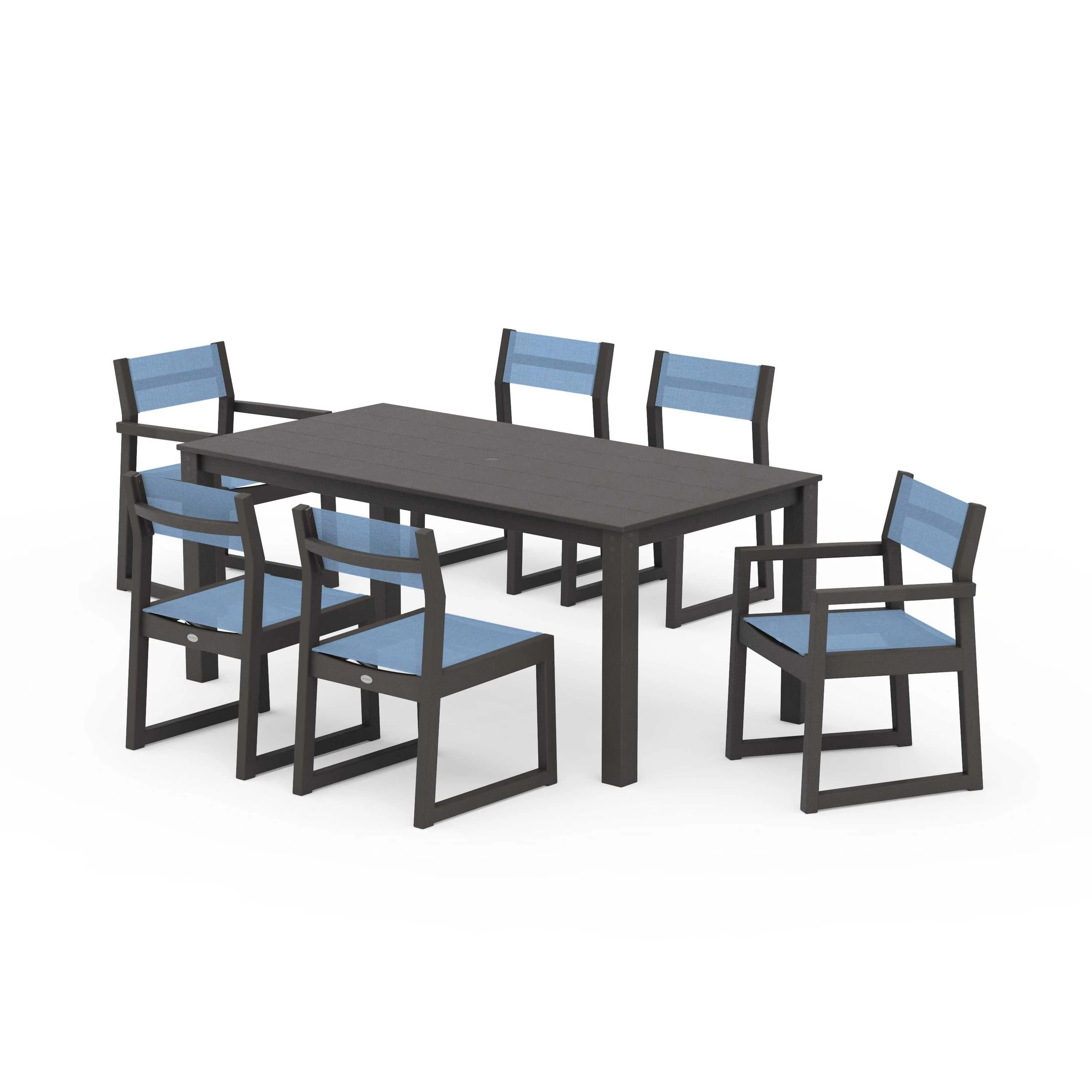 EDGE Sling 7-Piece Parsons Dining Set - Image 119