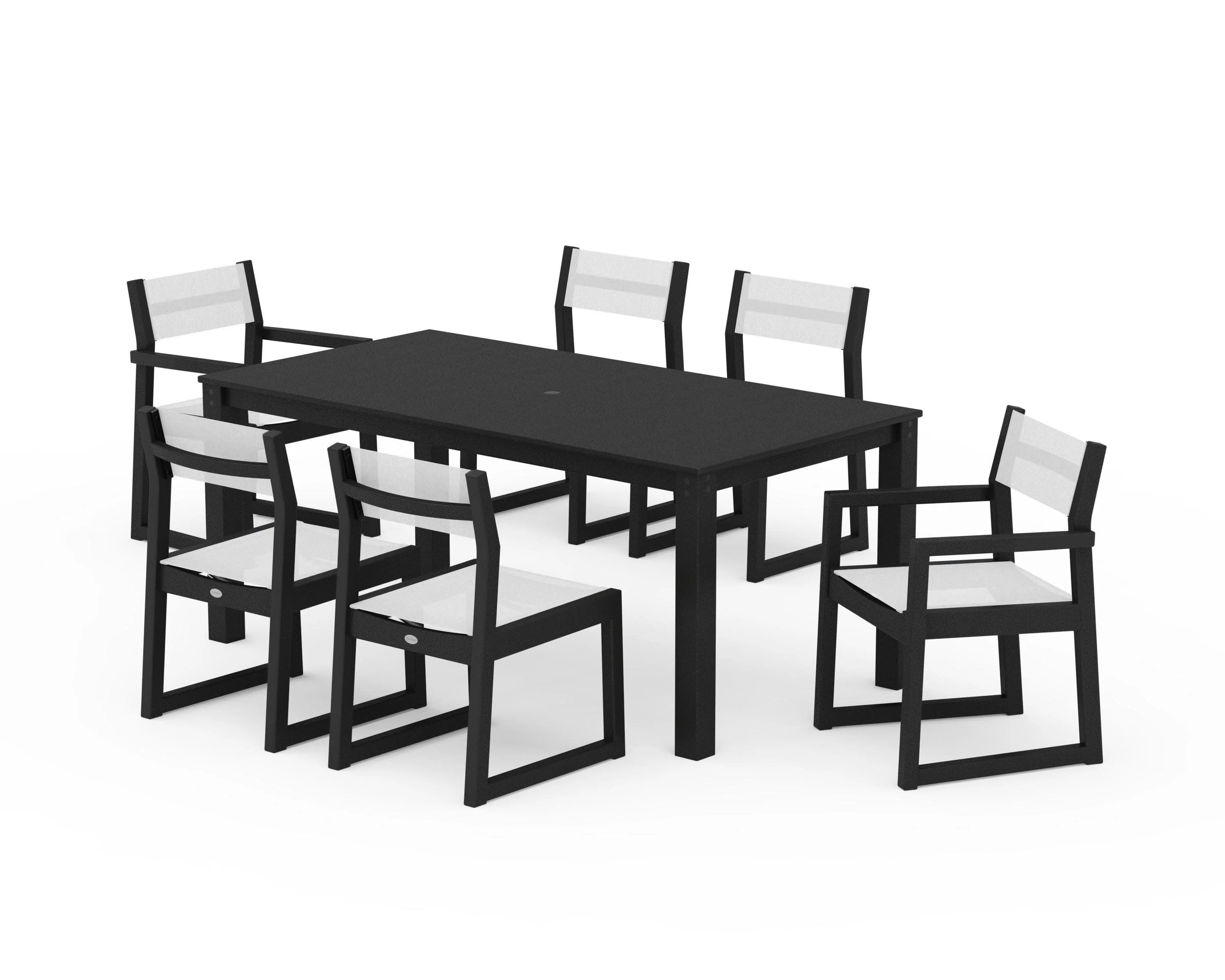 EDGE Sling 7-Piece Parsons Dining Set - Image 12