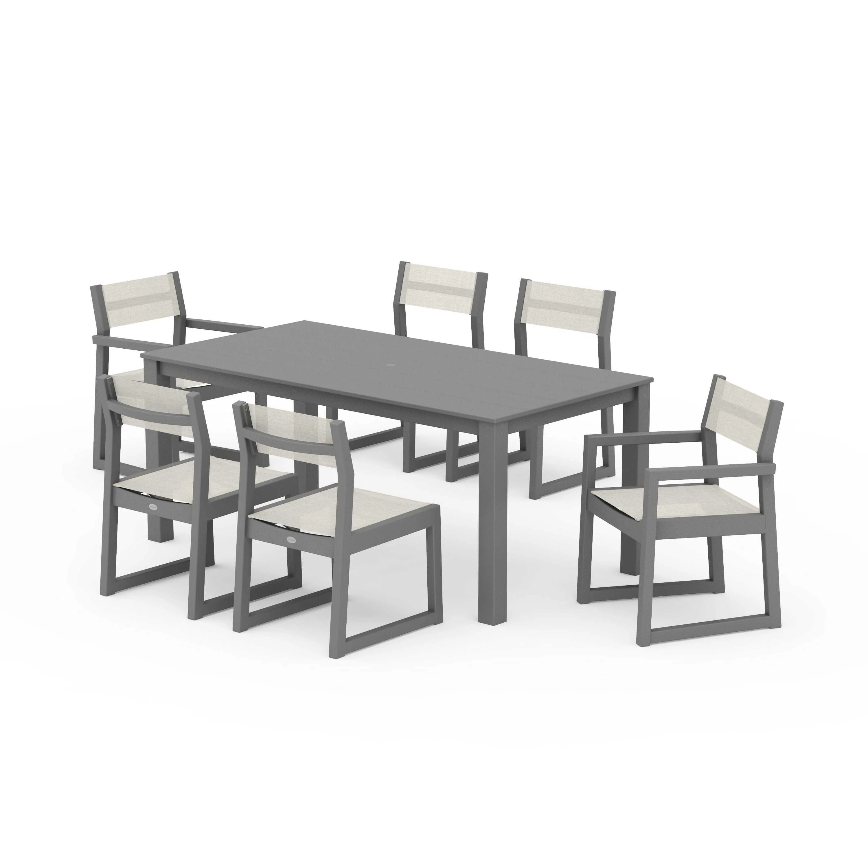 EDGE Sling 7-Piece Parsons Dining Set - Image 124