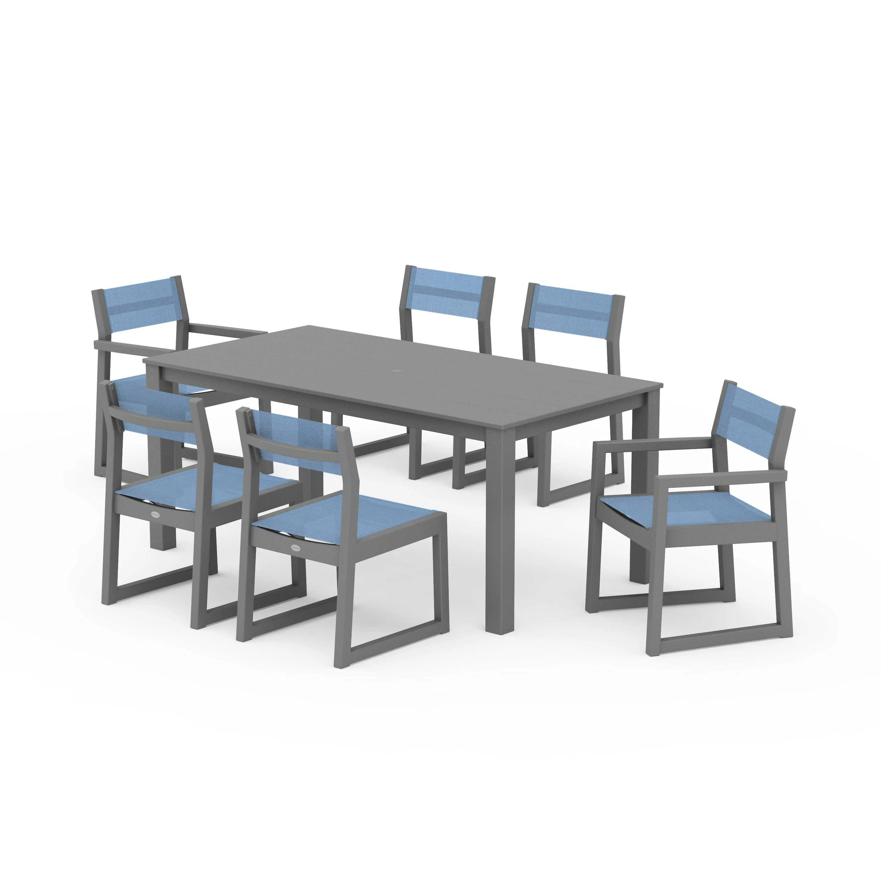 EDGE Sling 7-Piece Parsons Dining Set - Image 125
