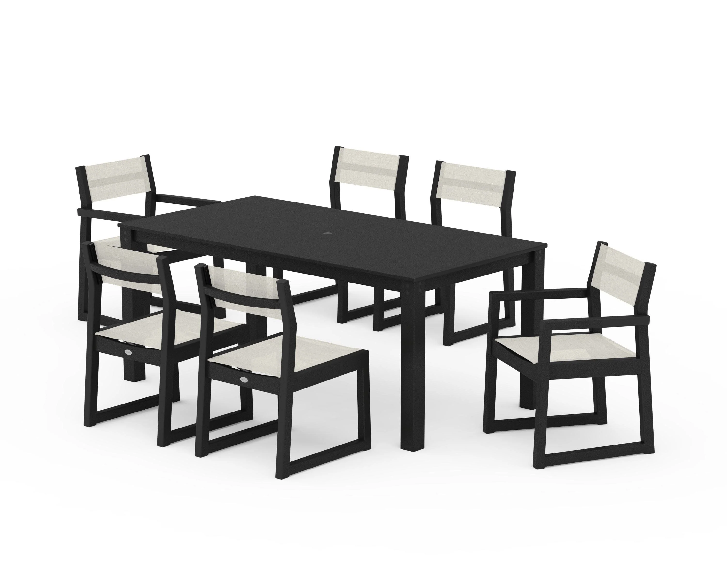 EDGE Sling 7-Piece Parsons Dining Set - Image 17