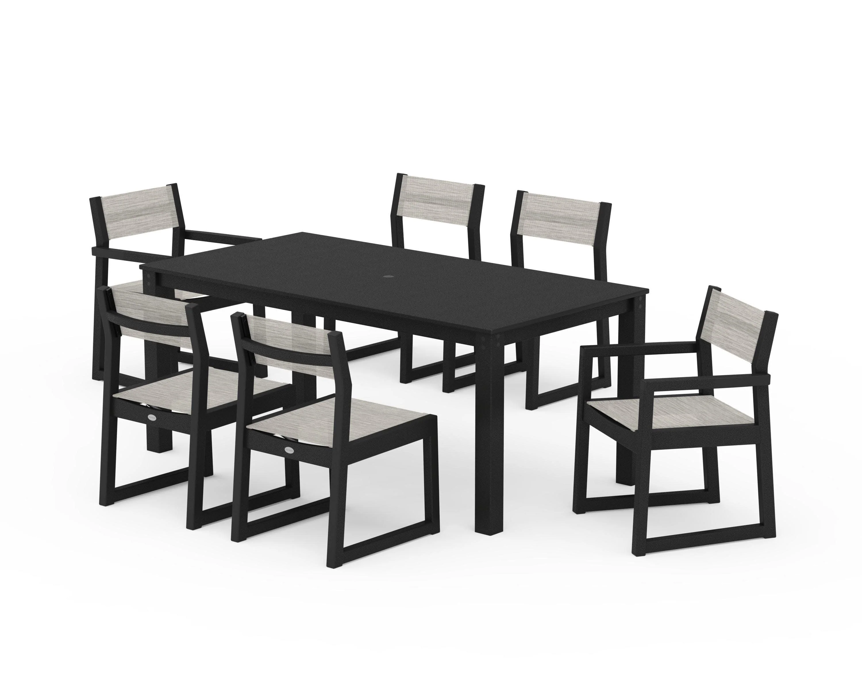EDGE Sling 7-Piece Parsons Dining Set - Image 18