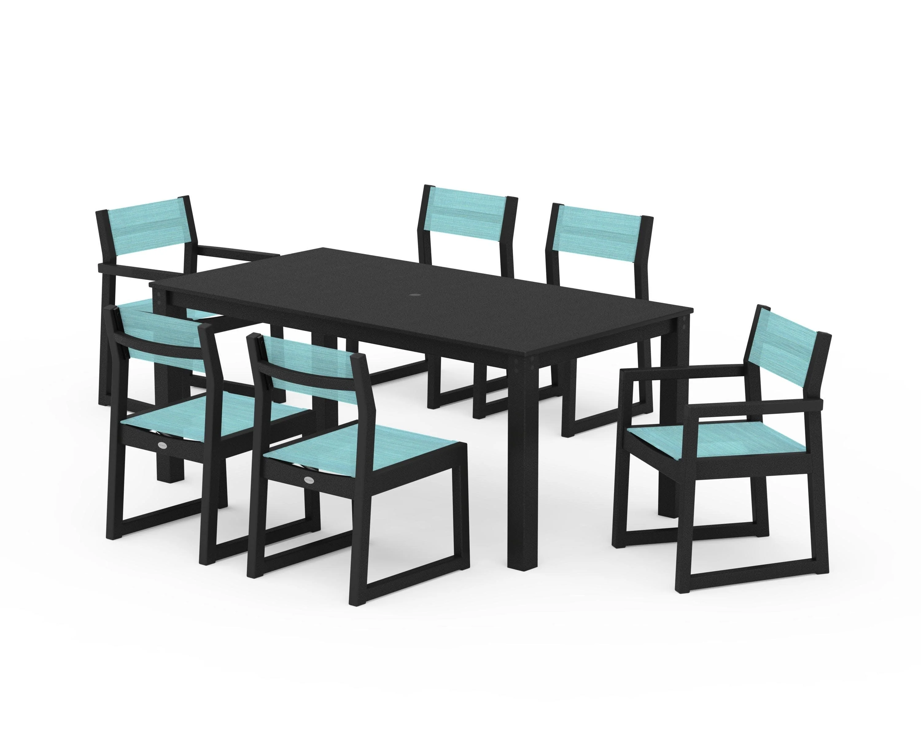 EDGE Sling 7-Piece Parsons Dining Set - Image 19