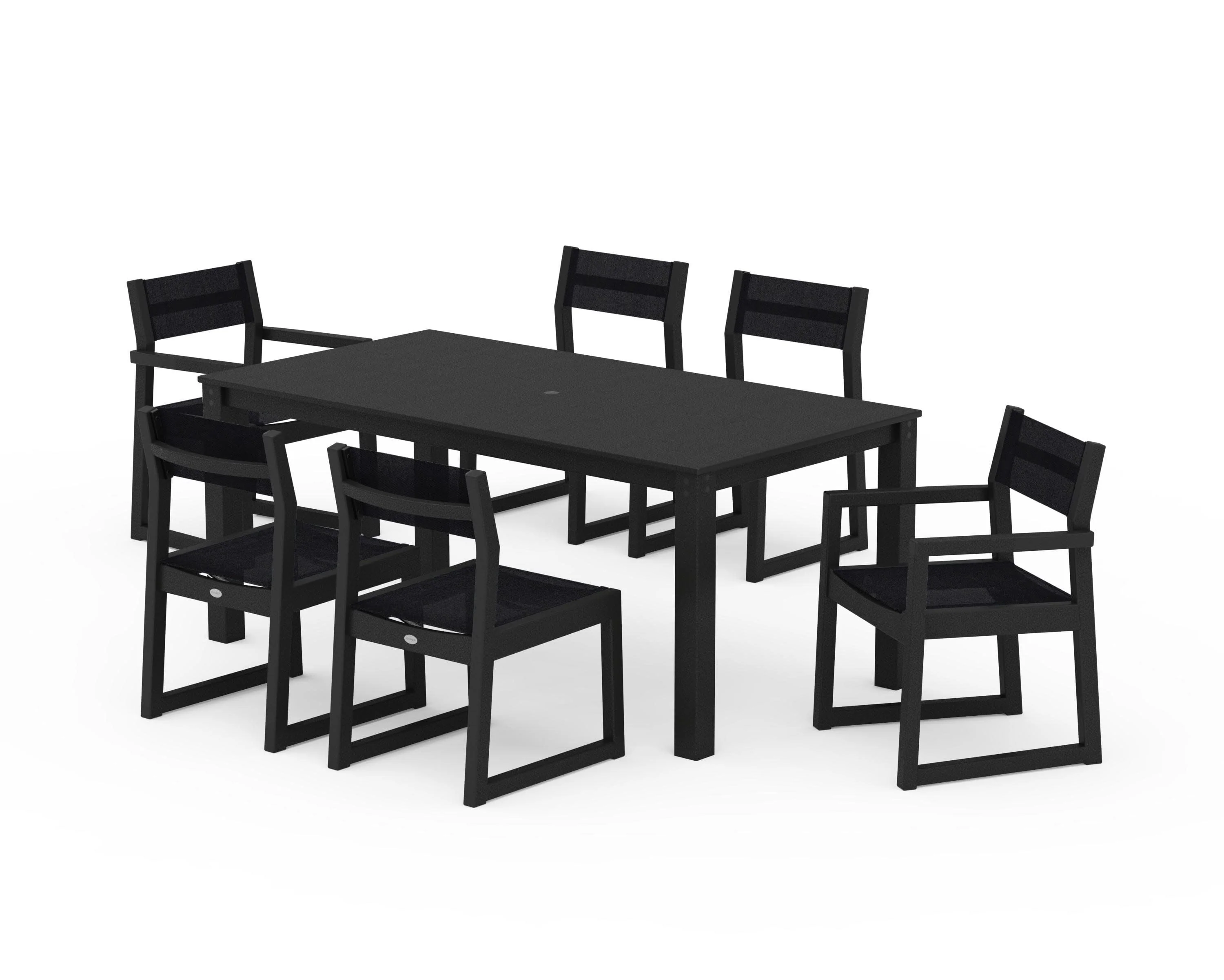EDGE Sling 7-Piece Parsons Dining Set - Image 20