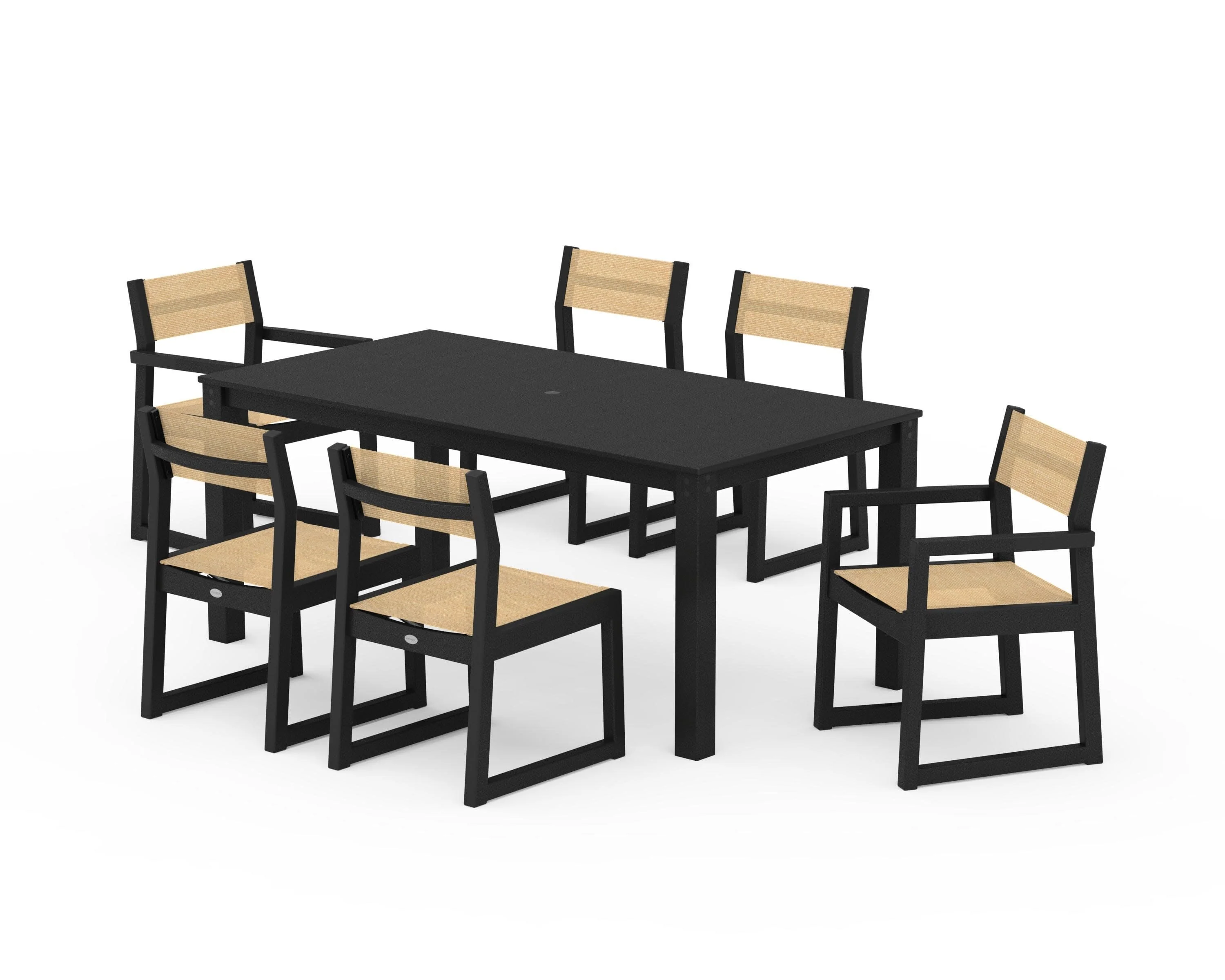 EDGE Sling 7-Piece Parsons Dining Set - Image 21