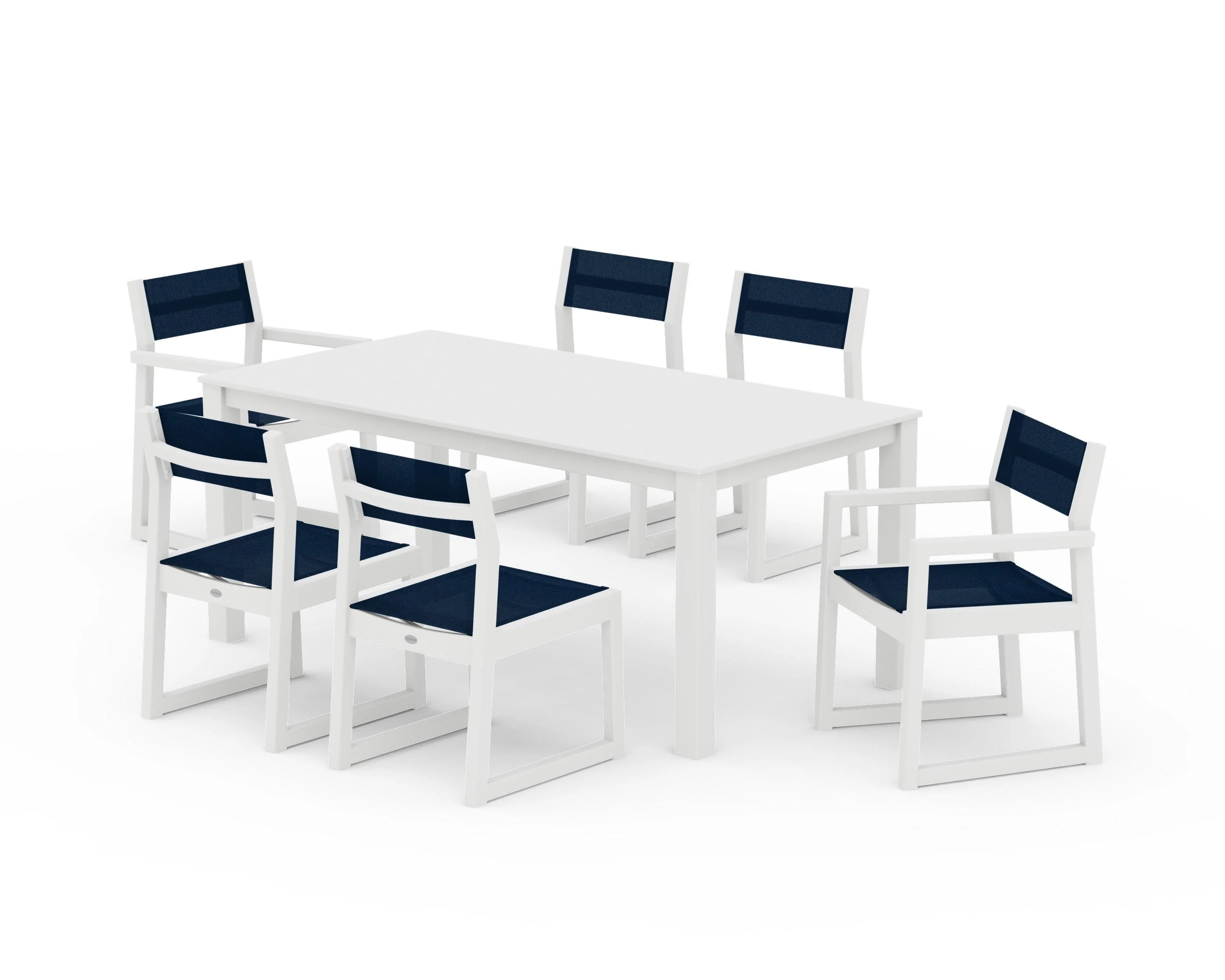 EDGE Sling 7-Piece Parsons Dining Set - Image 3