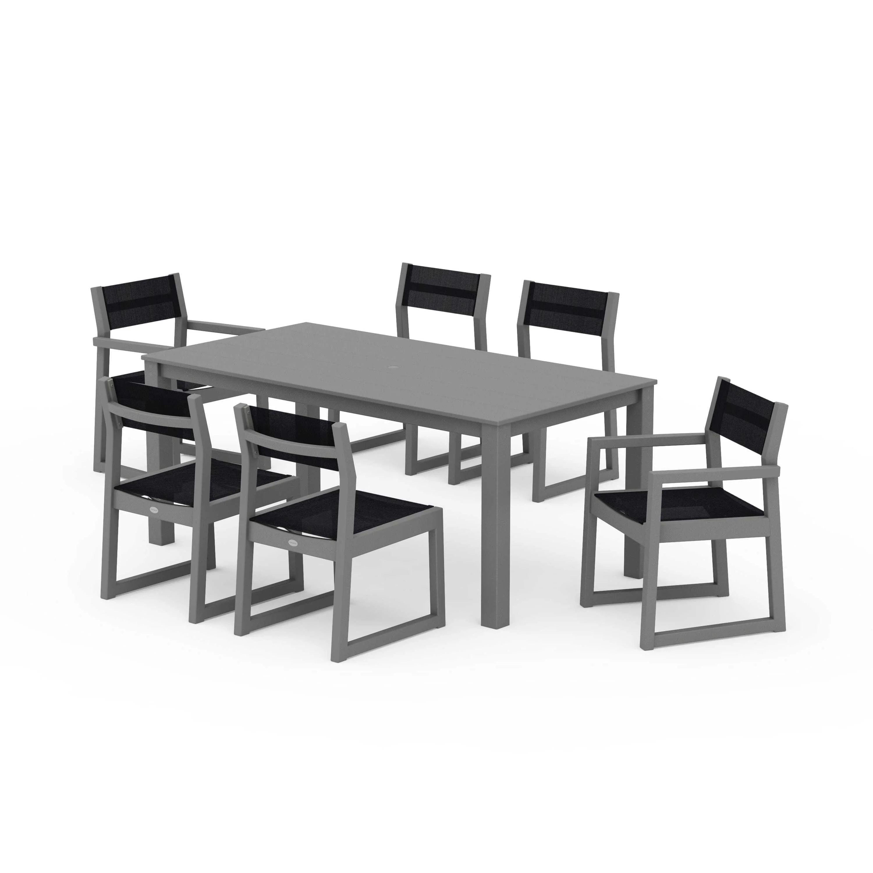 EDGE Sling 7-Piece Parsons Dining Set - Image 35