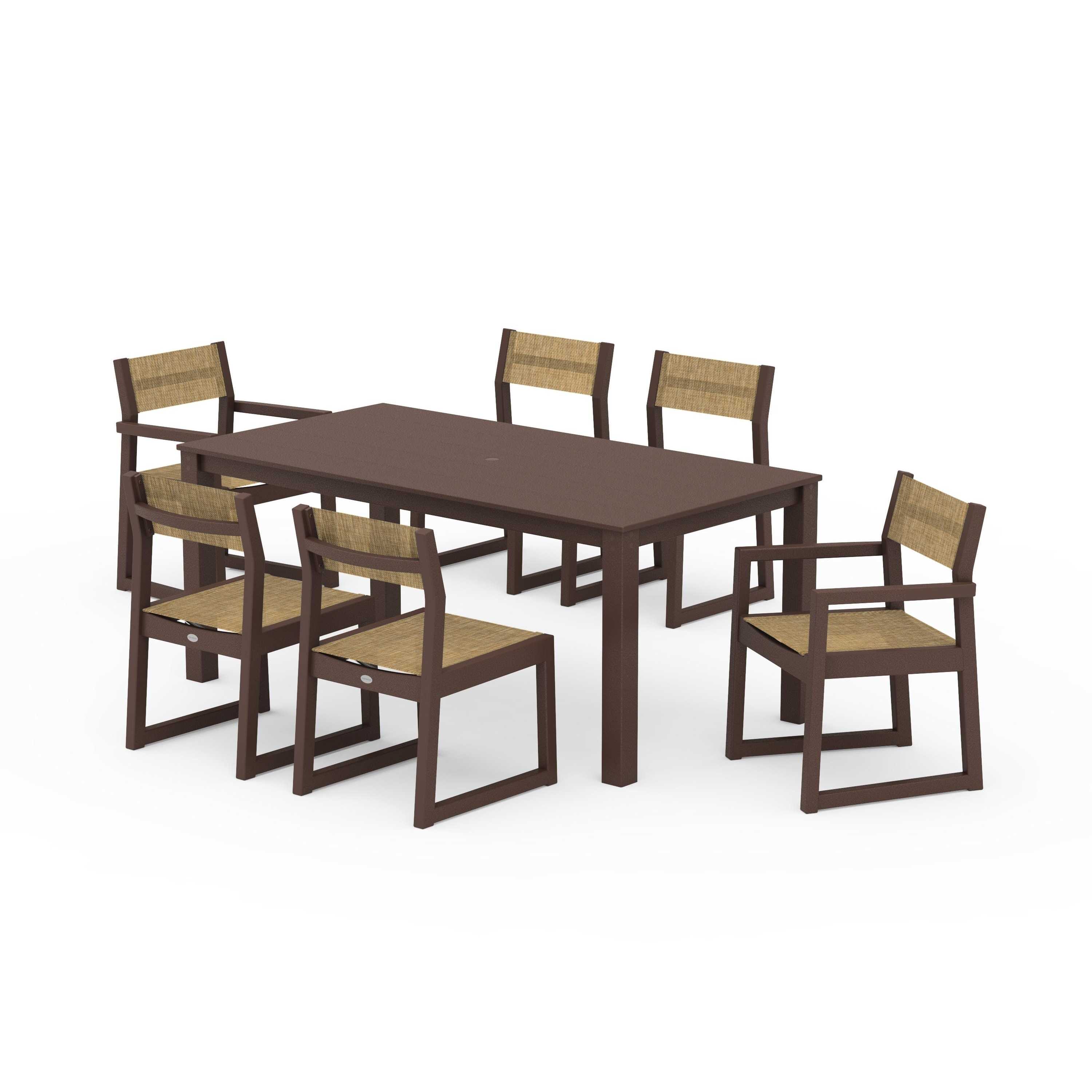 EDGE Sling 7-Piece Parsons Dining Set - Image 40