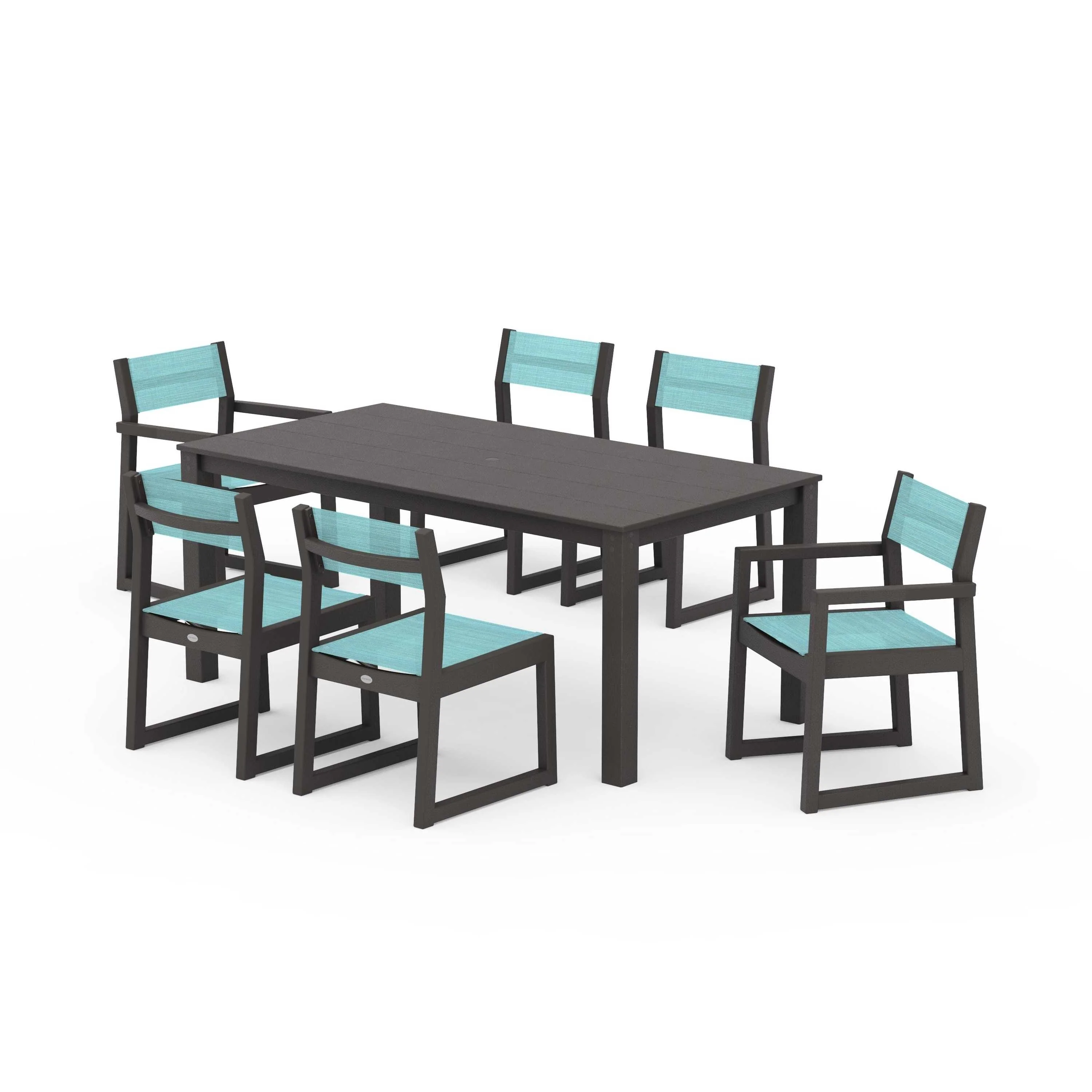 EDGE Sling 7-Piece Parsons Dining Set - Image 41