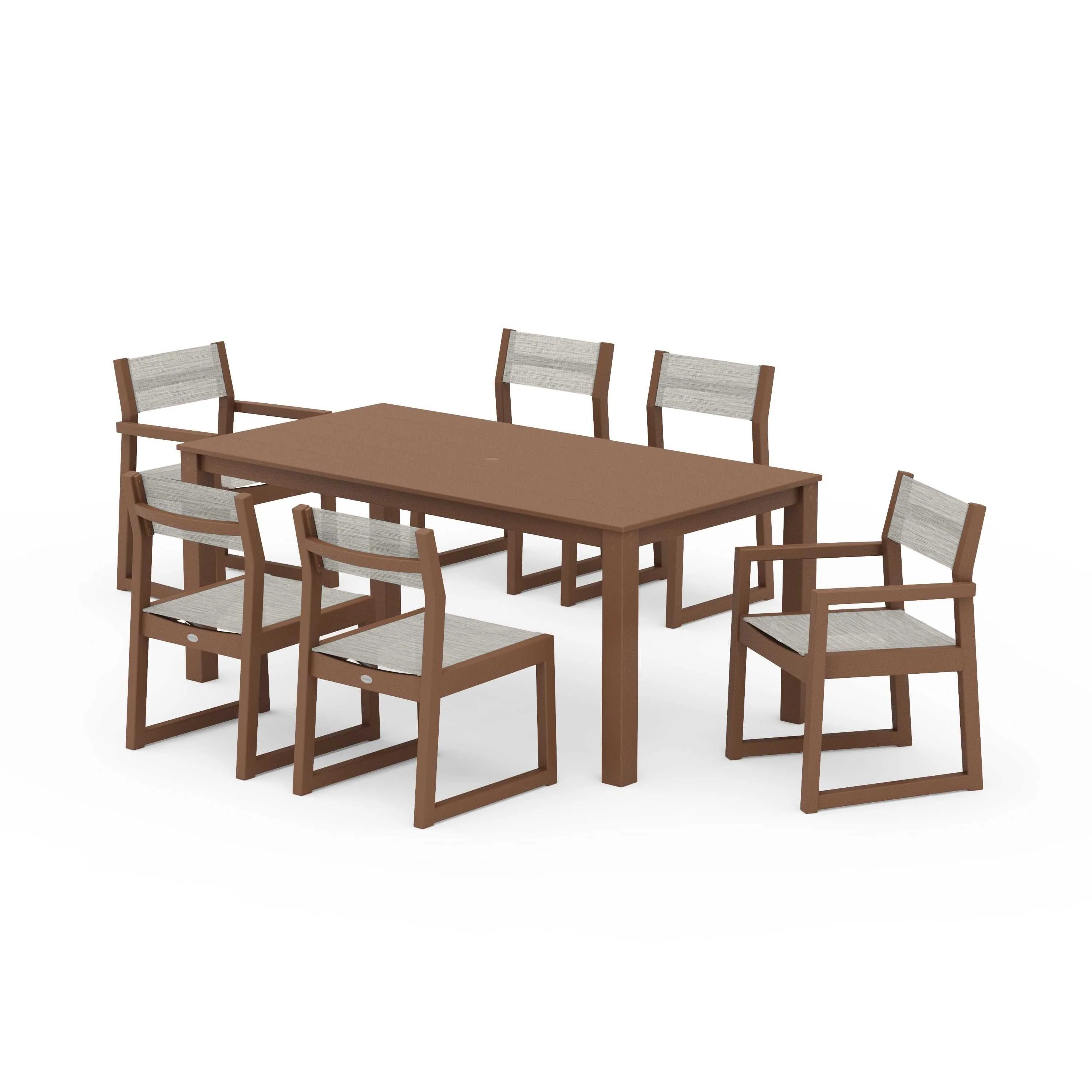 EDGE Sling 7-Piece Parsons Dining Set - Image 47