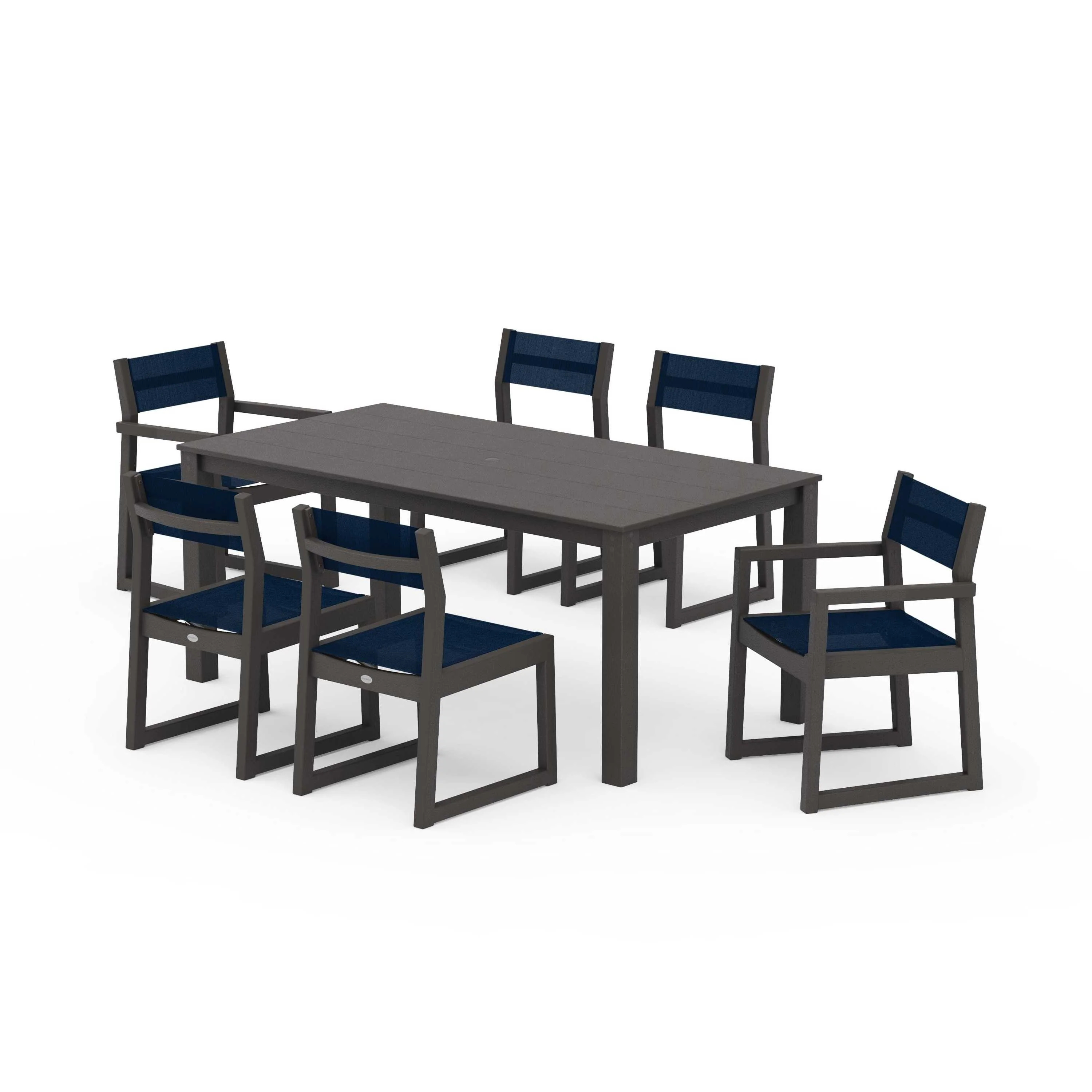 EDGE Sling 7-Piece Parsons Dining Set - Image 53
