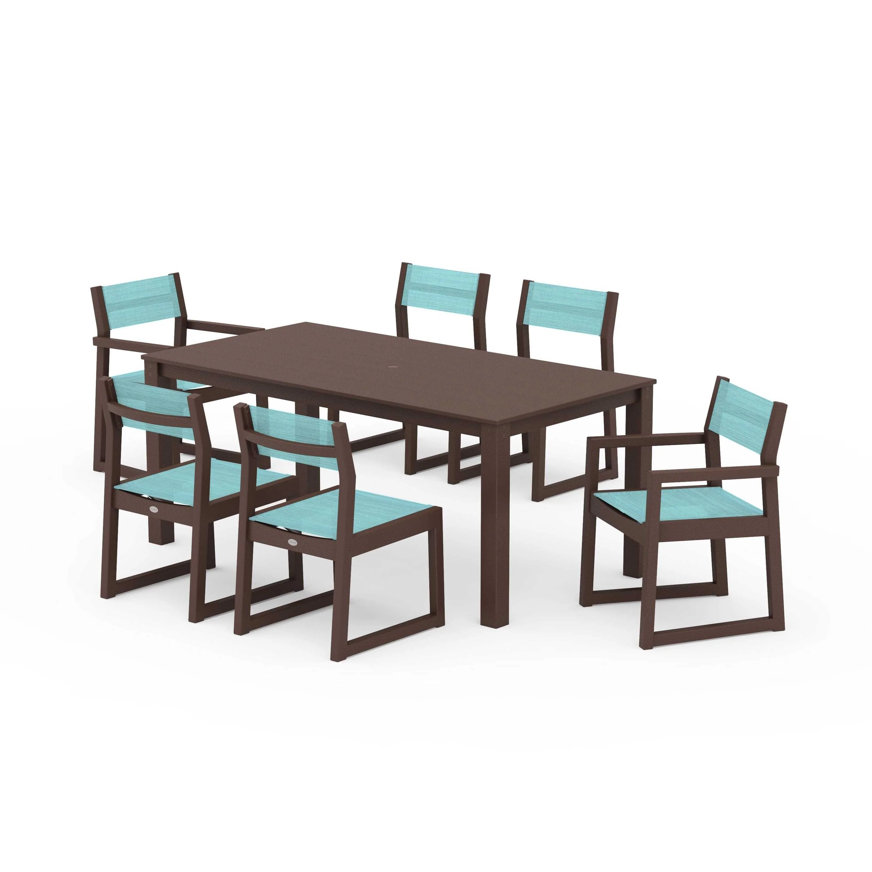 EDGE Sling 7-Piece Parsons Dining Set - Image 56