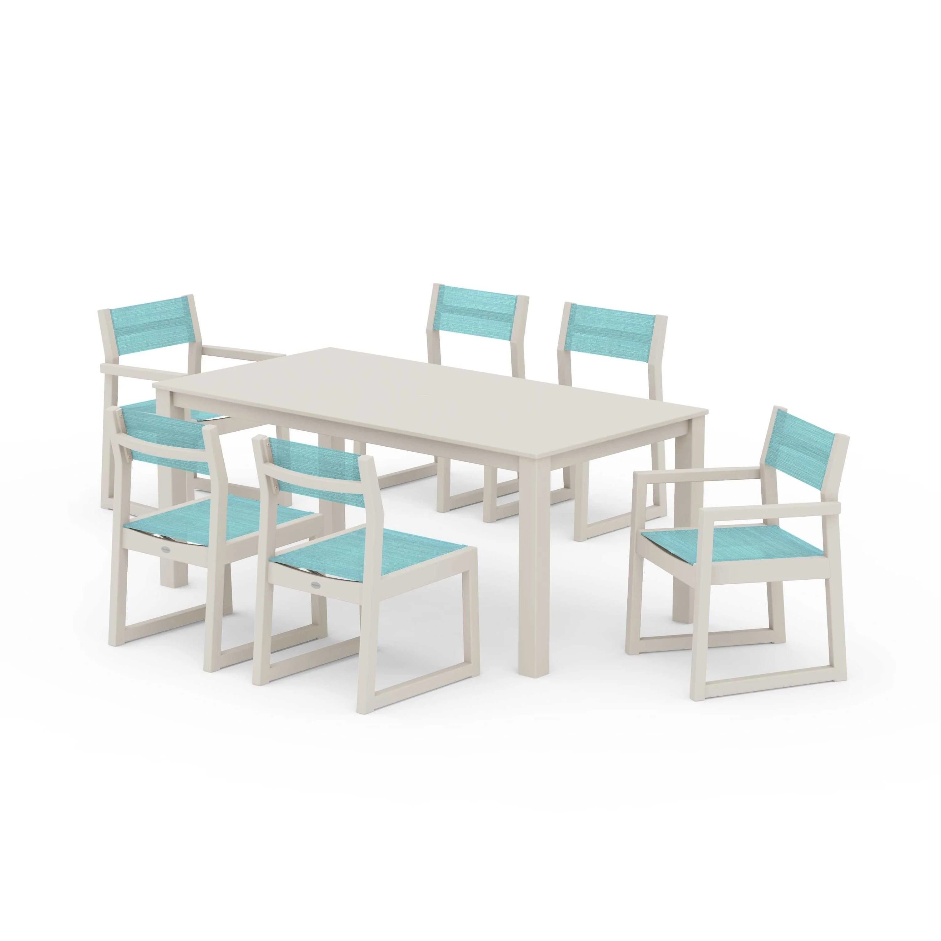 EDGE Sling 7-Piece Parsons Dining Set - Image 59
