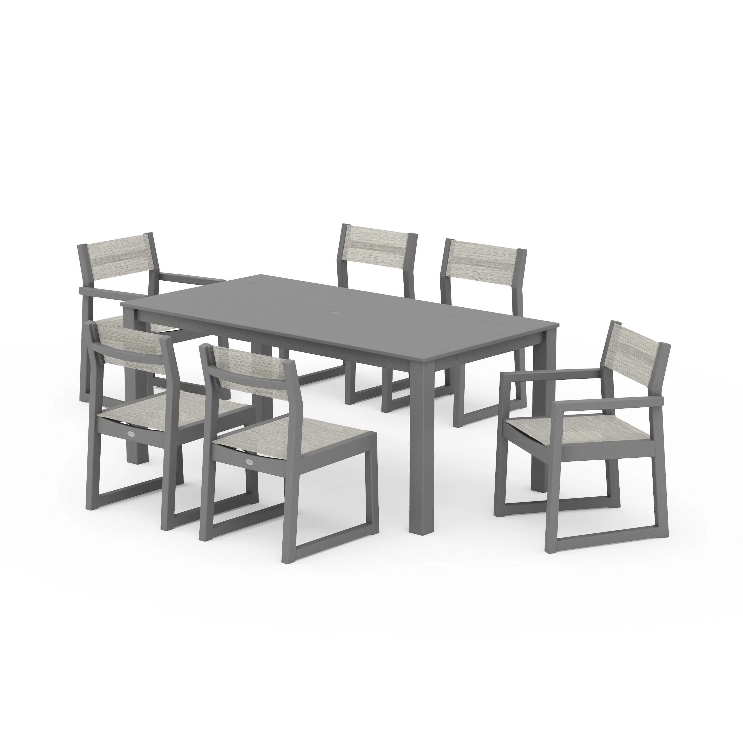 EDGE Sling 7-Piece Parsons Dining Set - Image 61