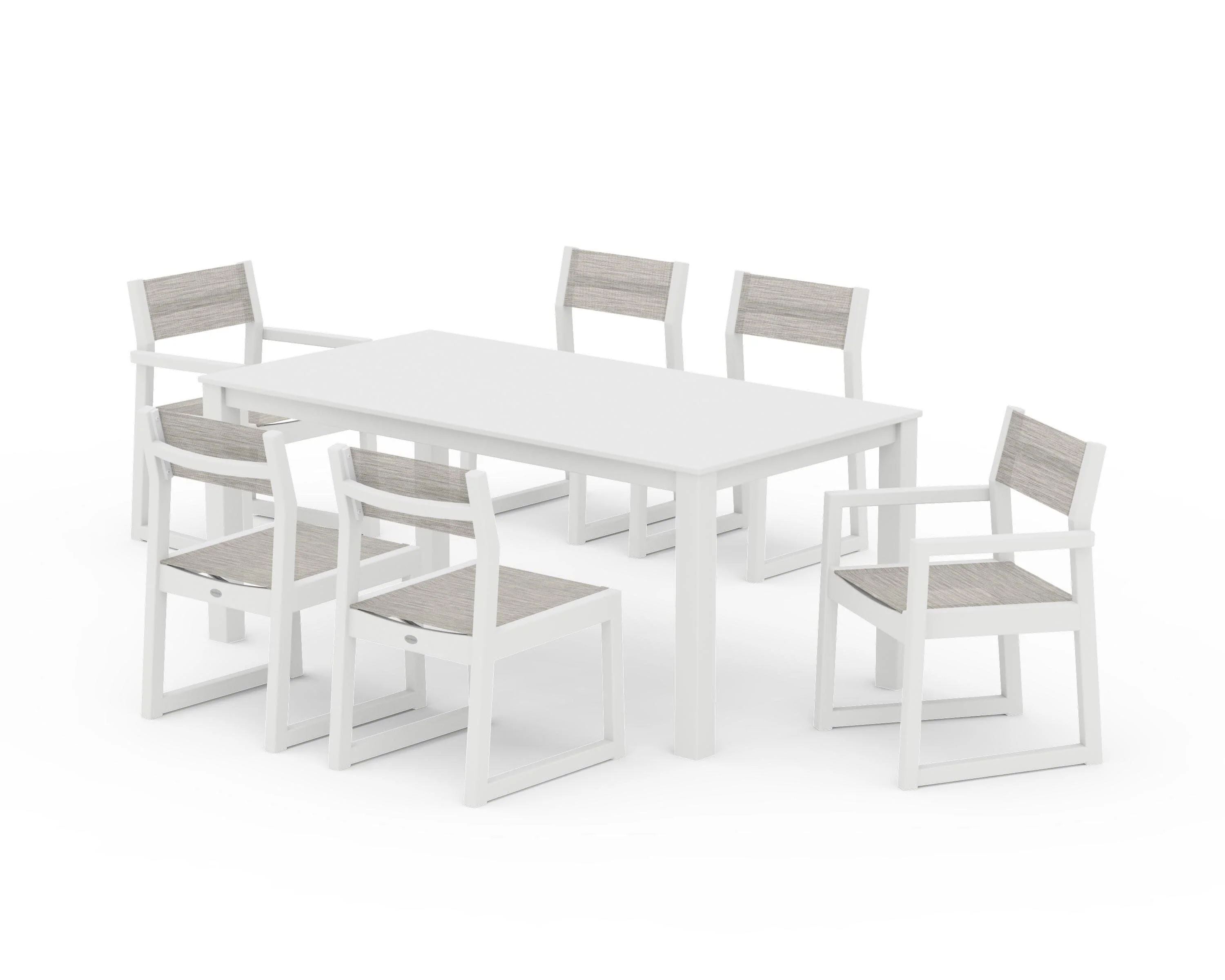 EDGE Sling 7-Piece Parsons Dining Set - Image 7