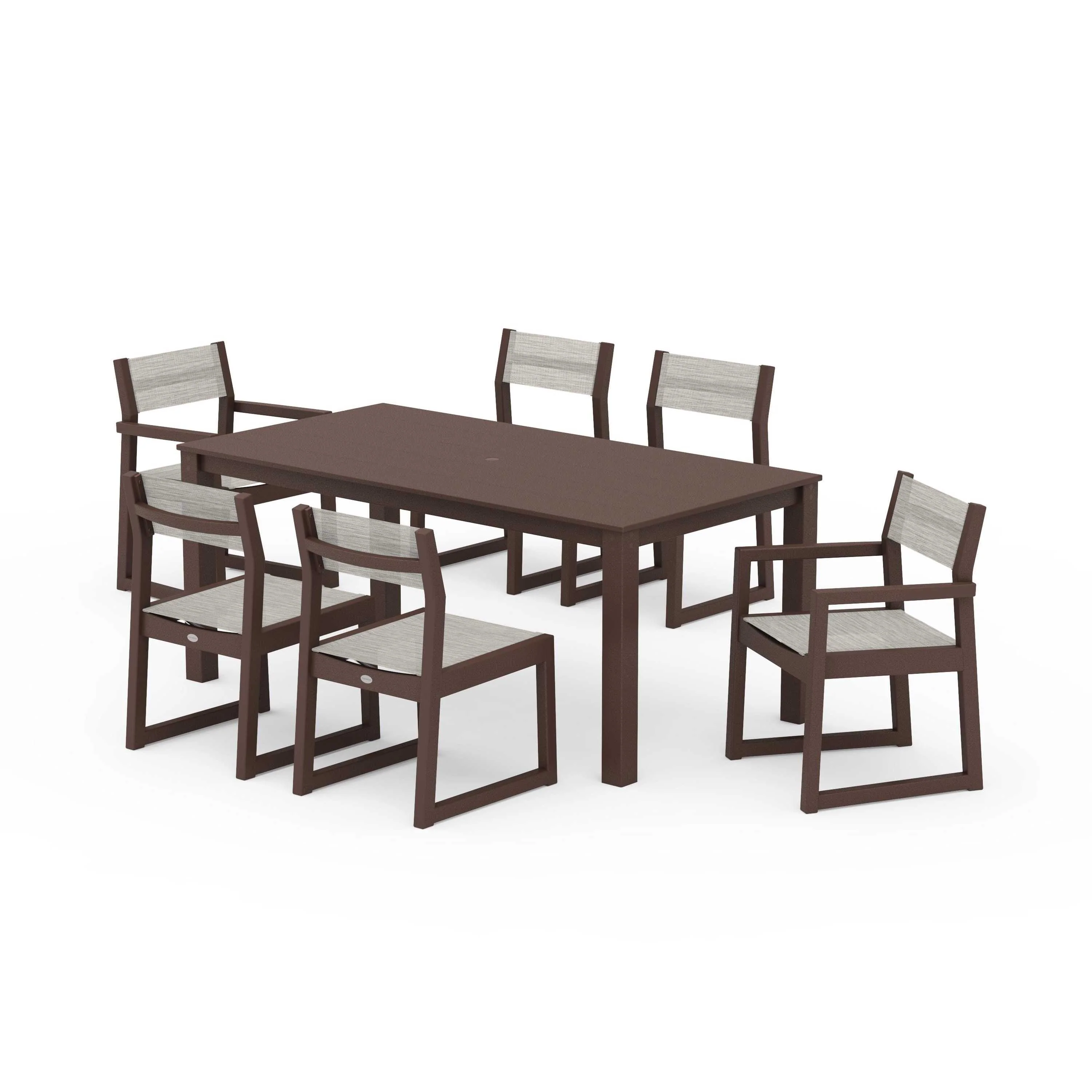 EDGE Sling 7-Piece Parsons Dining Set - Image 73