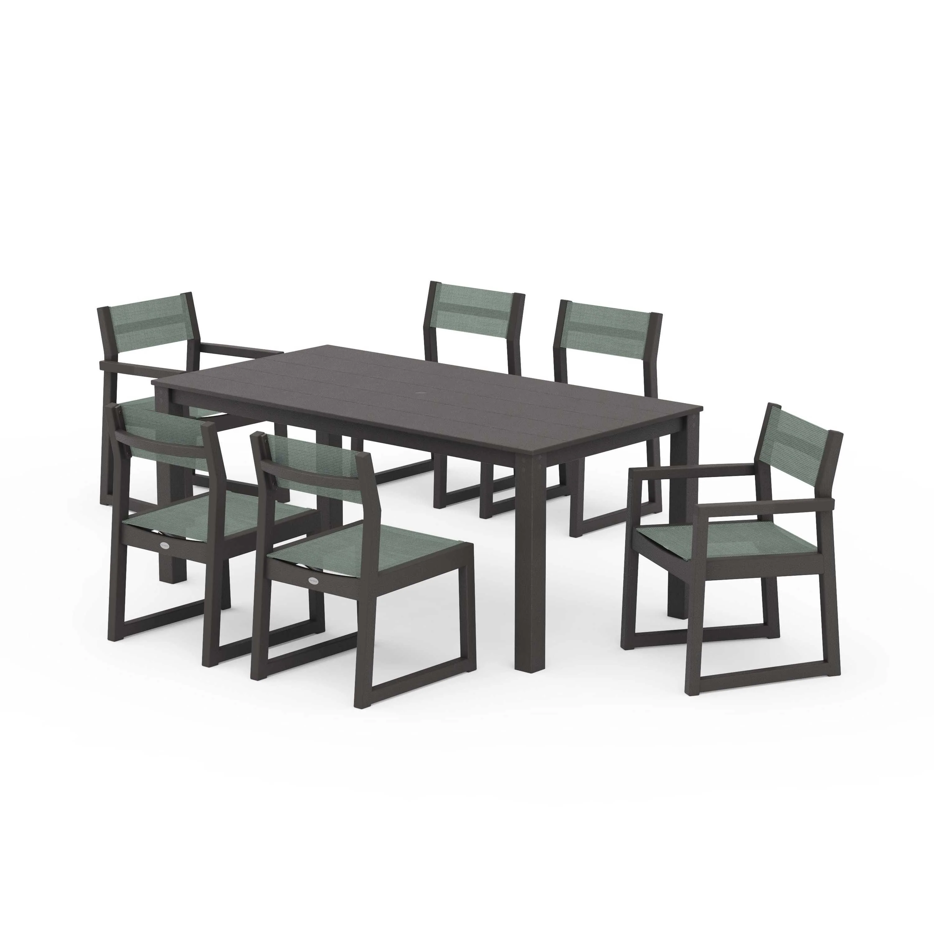 EDGE Sling 7-Piece Parsons Dining Set - Image 76