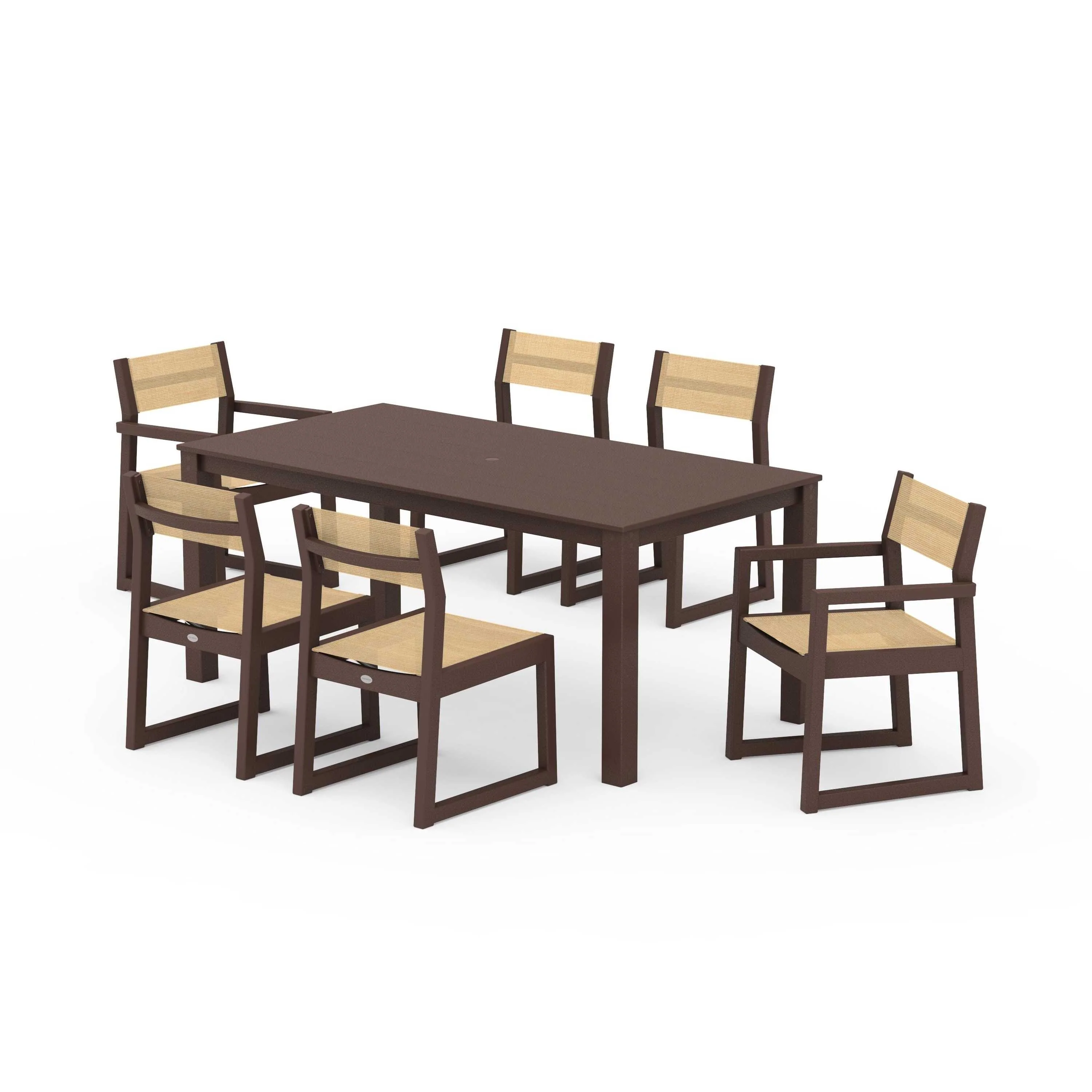EDGE Sling 7-Piece Parsons Dining Set - Image 79