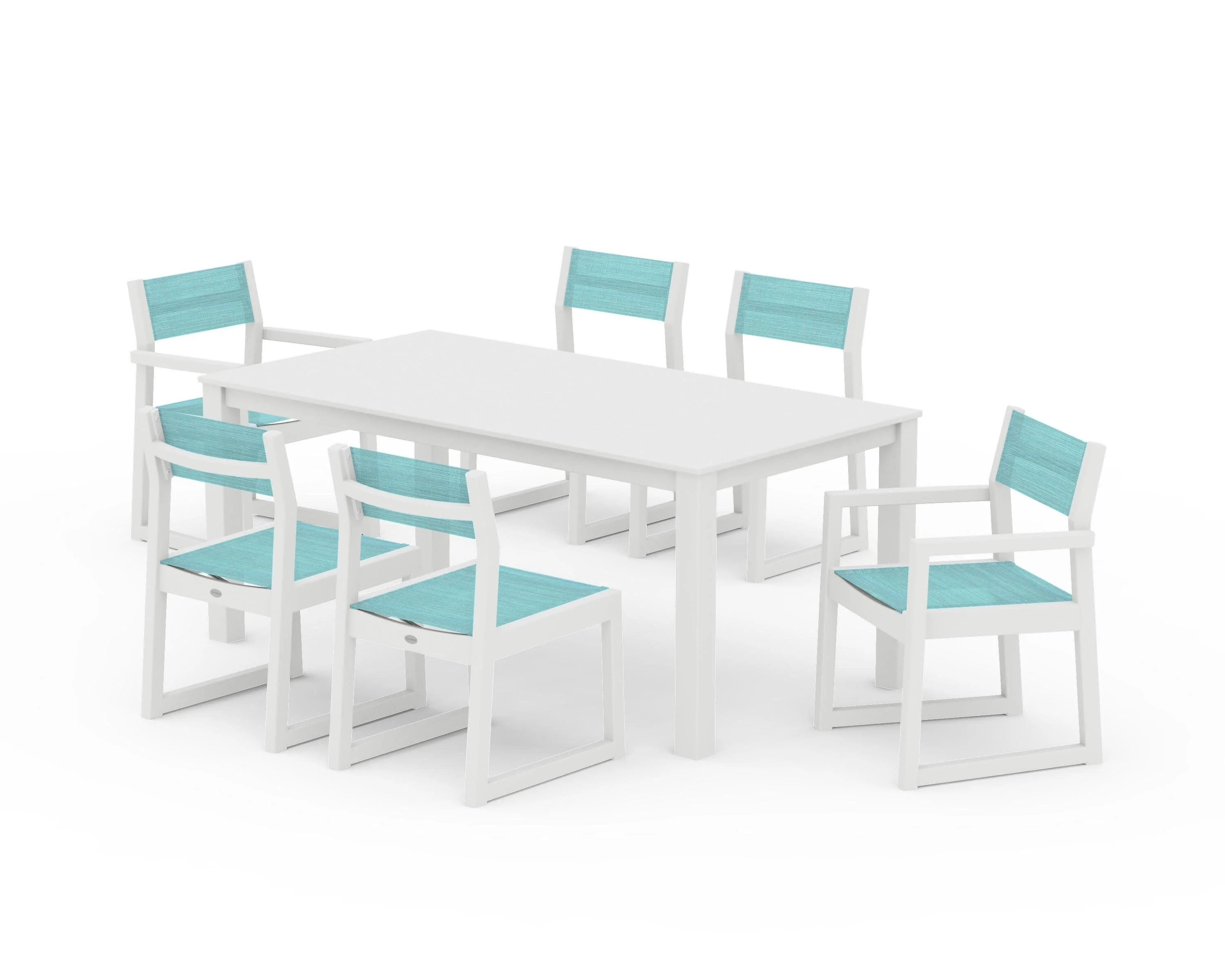 EDGE Sling 7-Piece Parsons Dining Set - Image 8