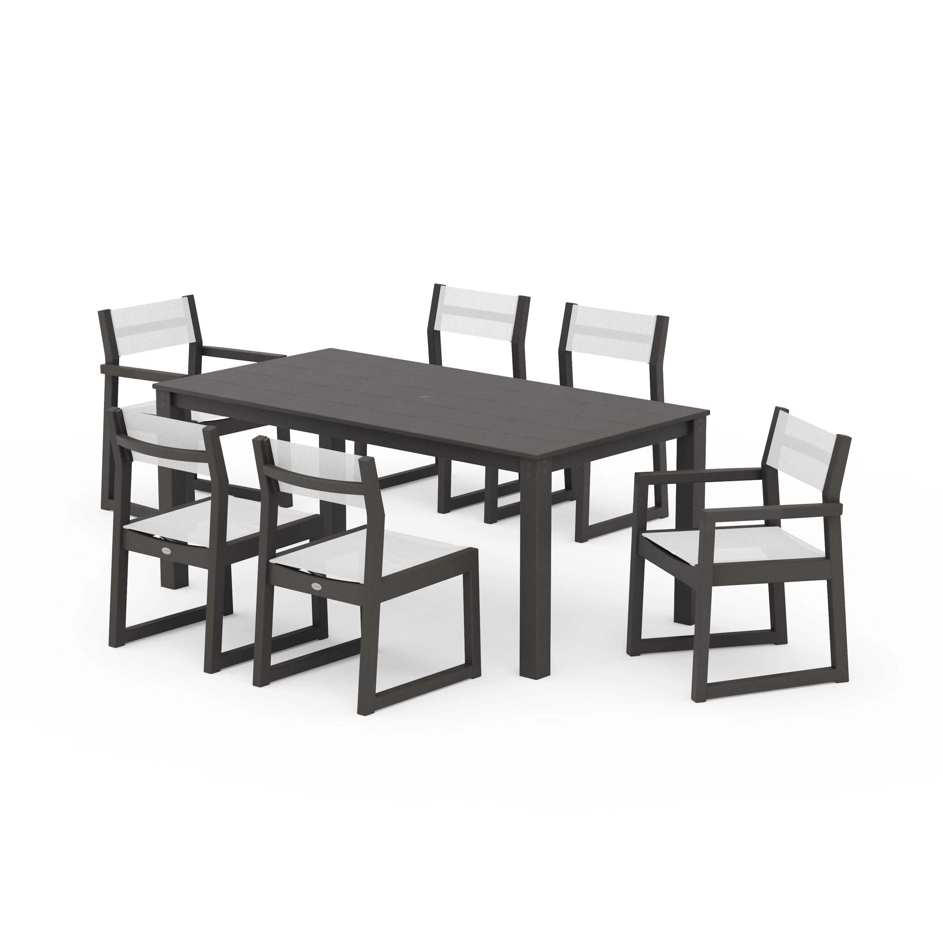 EDGE Sling 7-Piece Parsons Dining Set - Image 80